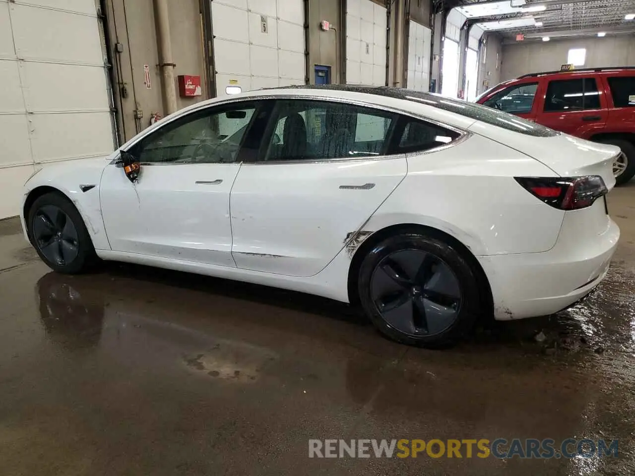 2 Photograph of a damaged car 5YJ3E1EB9KF211636 TESLA MODEL 3 2019