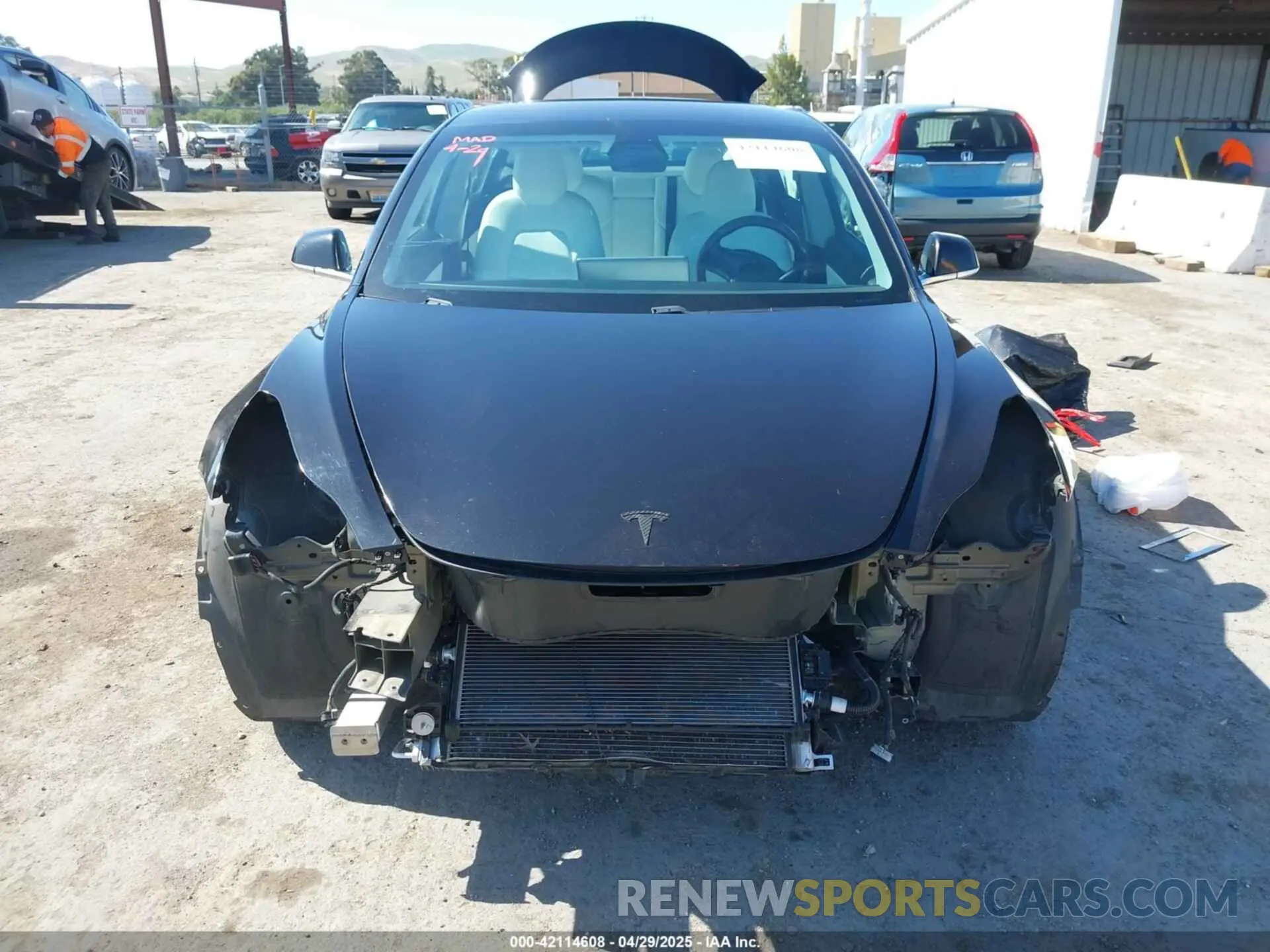 13 Photograph of a damaged car 5YJ3E1EB9KF231742 TESLA MODEL 3 2019