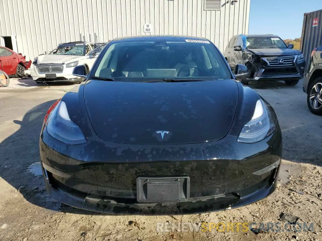 5 Photograph of a damaged car 5YJ3E1EB9KF384282 TESLA MODEL 3 2019