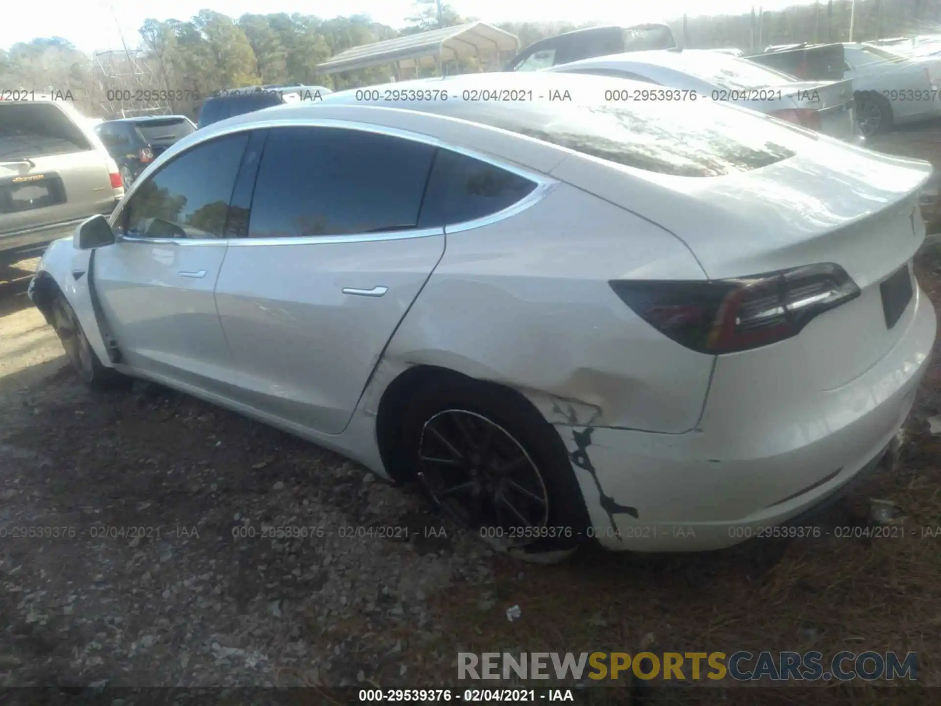 3 Photograph of a damaged car 5YJ3E1EB9KF388008 TESLA MODEL 3 2019