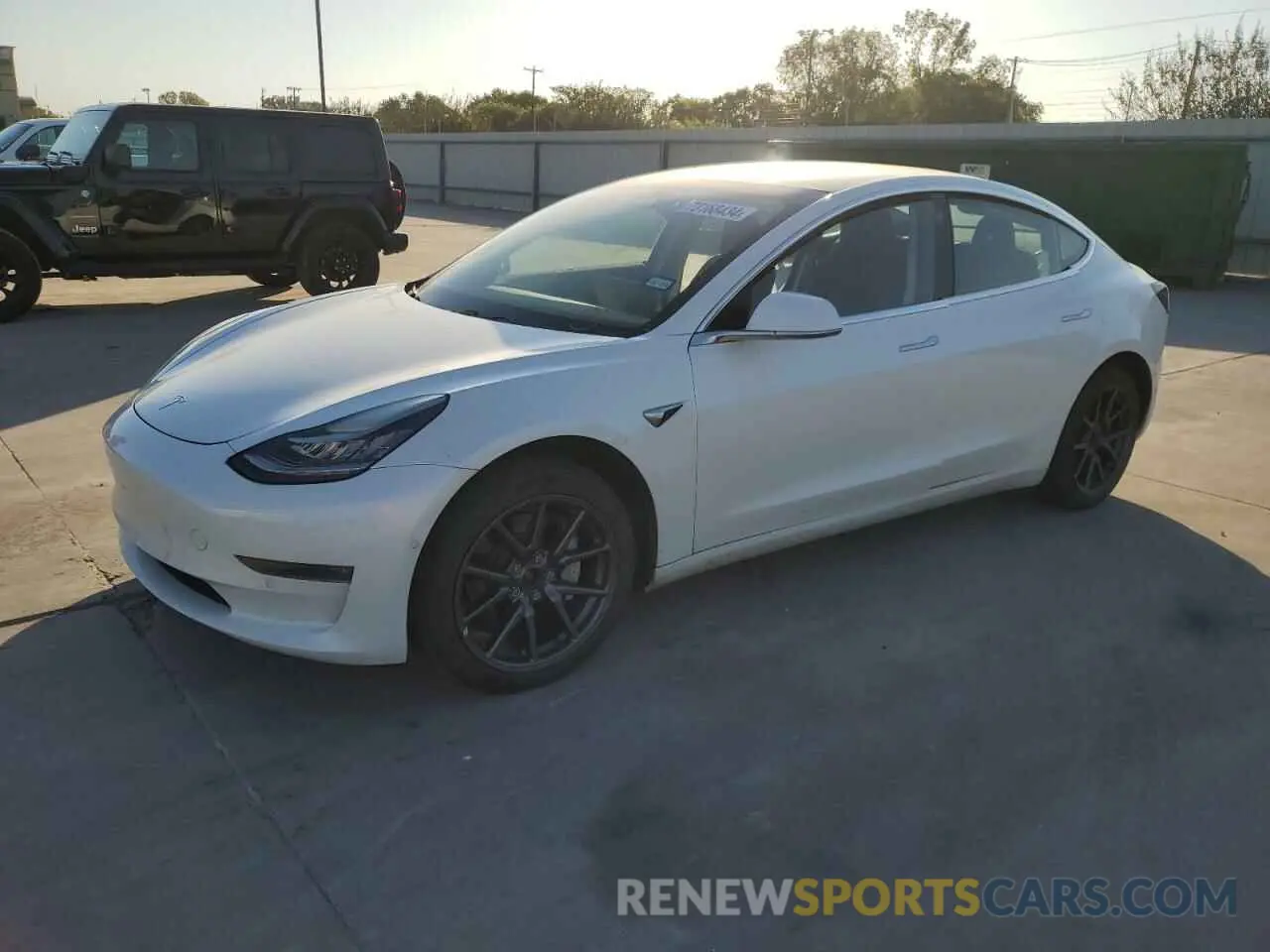 1 Photograph of a damaged car 5YJ3E1EB9KF388235 TESLA MODEL 3 2019