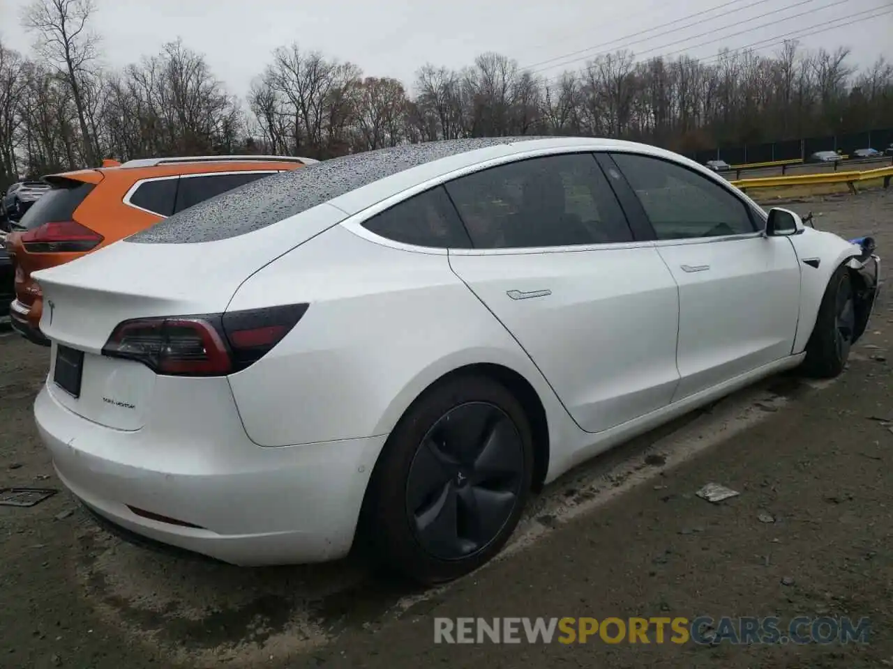 3 Photograph of a damaged car 5YJ3E1EB9KF388297 TESLA MODEL 3 2019