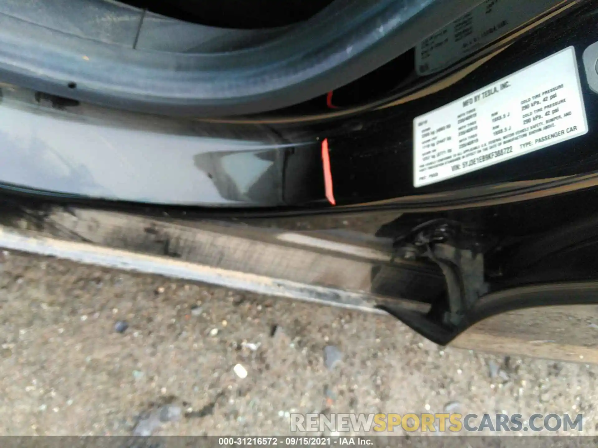 12 Photograph of a damaged car 5YJ3E1EB9KF388722 TESLA MODEL 3 2019