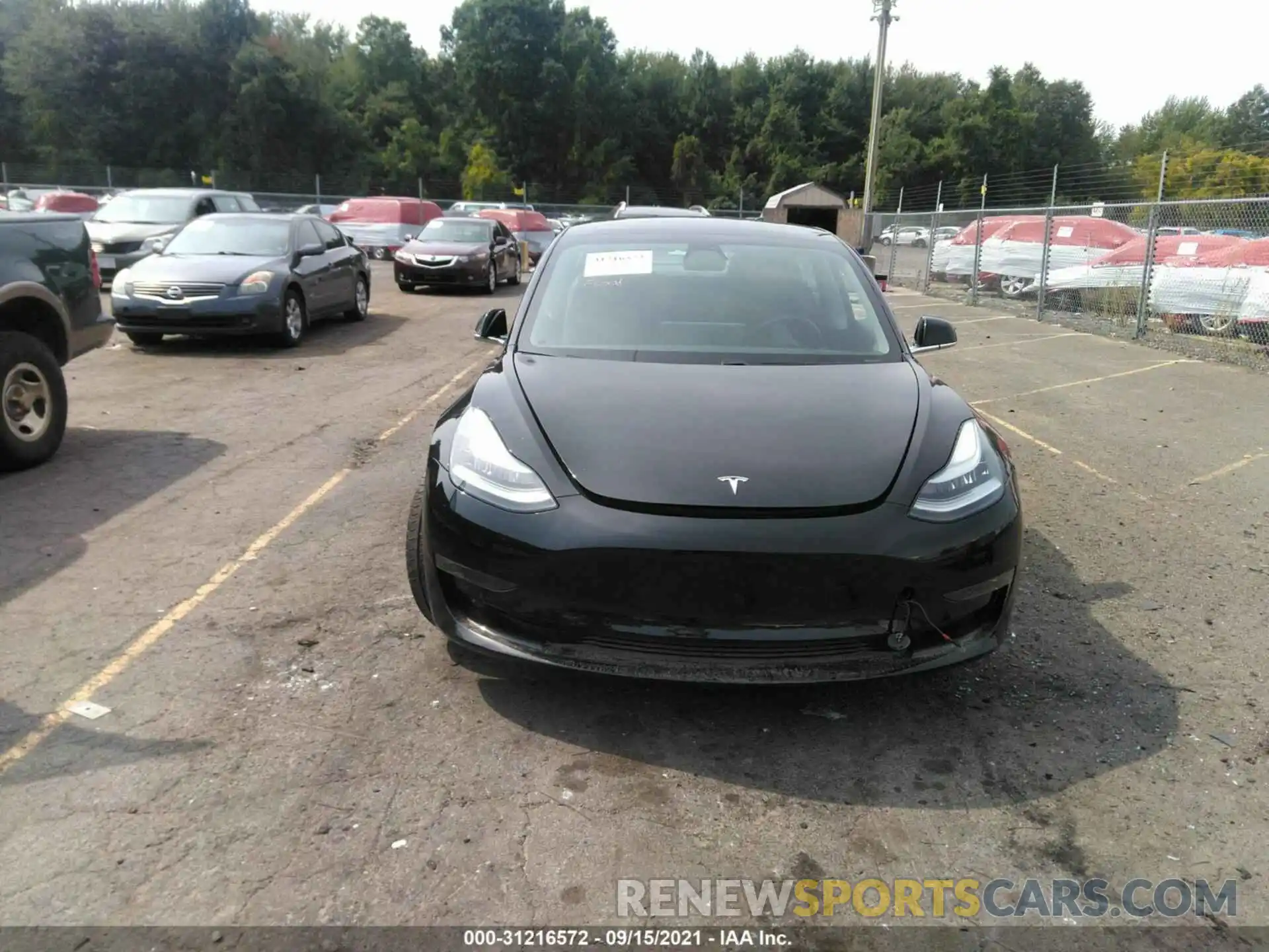 6 Photograph of a damaged car 5YJ3E1EB9KF388722 TESLA MODEL 3 2019