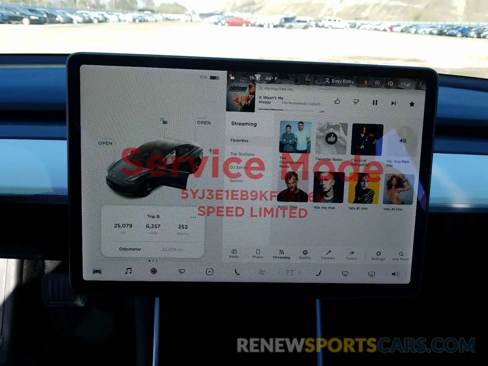 9 Photograph of a damaged car 5YJ3E1EB9KF391166 TESLA MODEL 3 2019