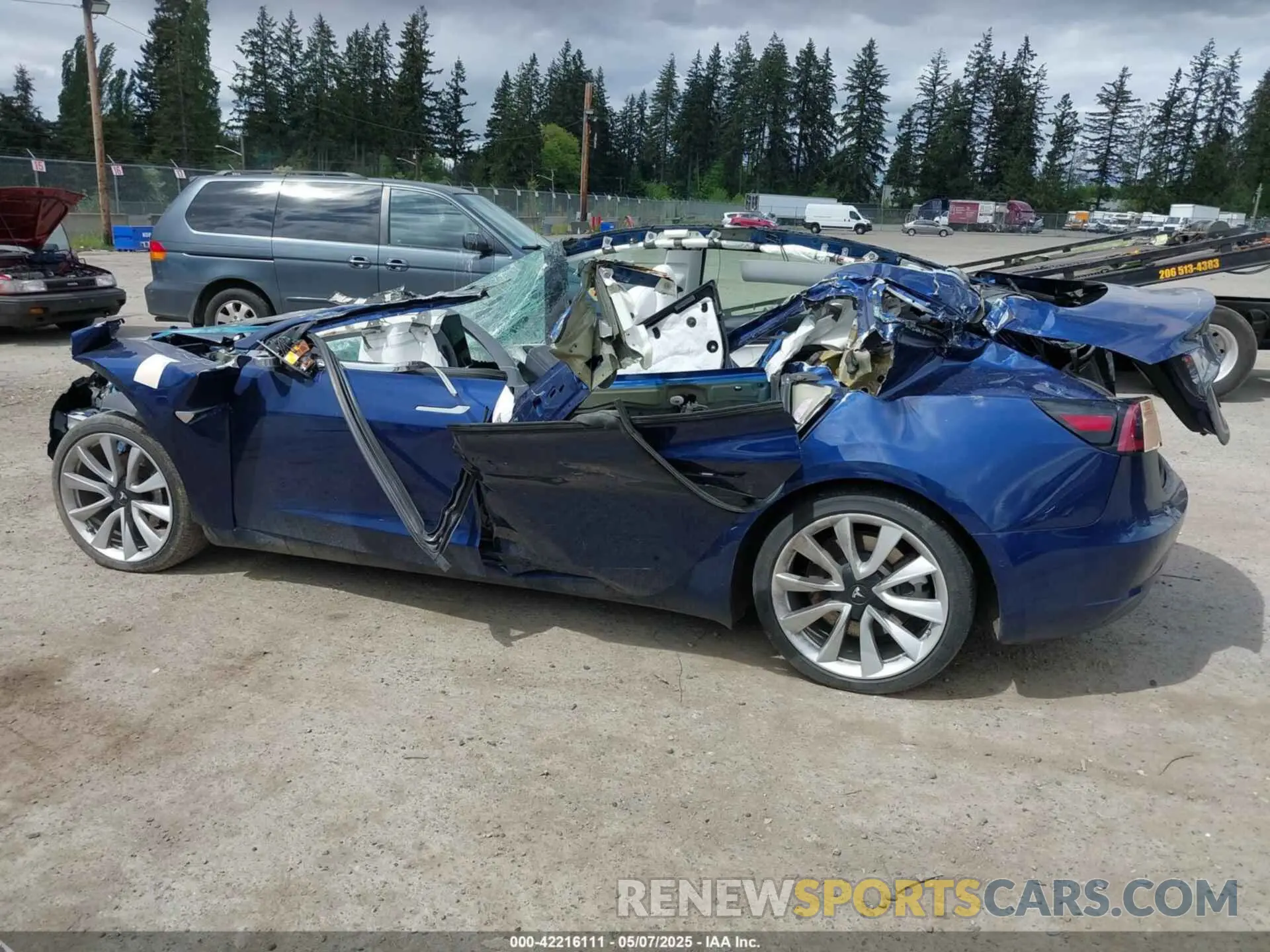 13 Photograph of a damaged car 5YJ3E1EB9KF392091 TESLA MODEL 3 2019