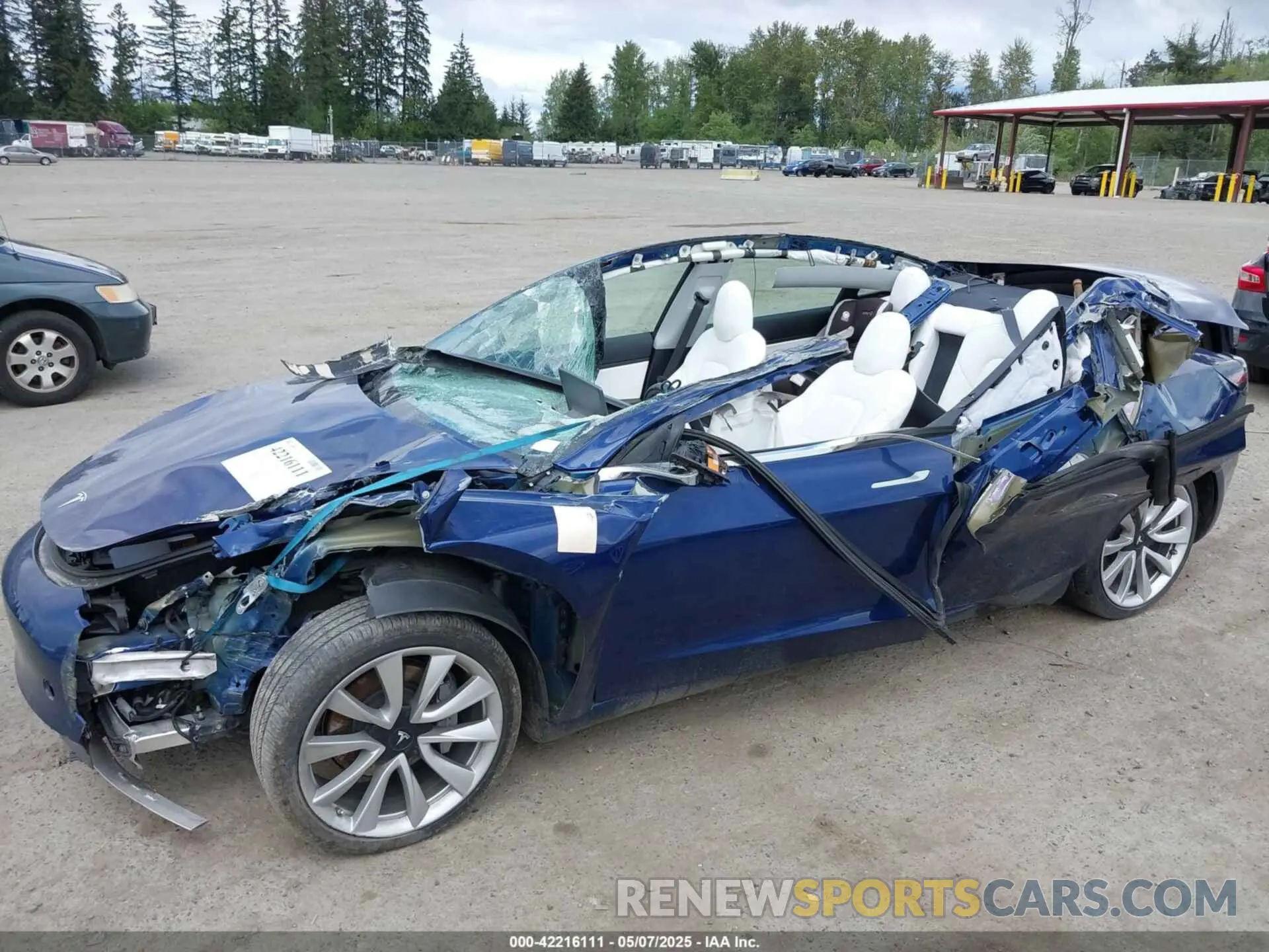 6 Photograph of a damaged car 5YJ3E1EB9KF392091 TESLA MODEL 3 2019