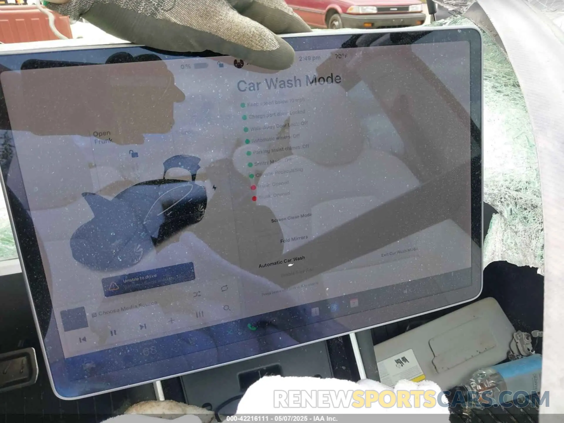 7 Photograph of a damaged car 5YJ3E1EB9KF392091 TESLA MODEL 3 2019