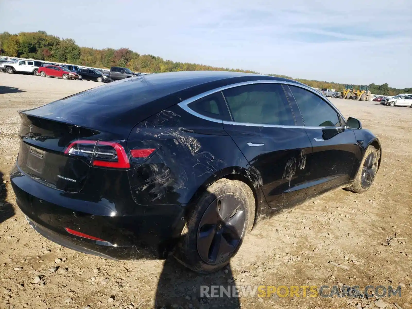 4 Photograph of a damaged car 5YJ3E1EB9KF406698 TESLA MODEL 3 2019