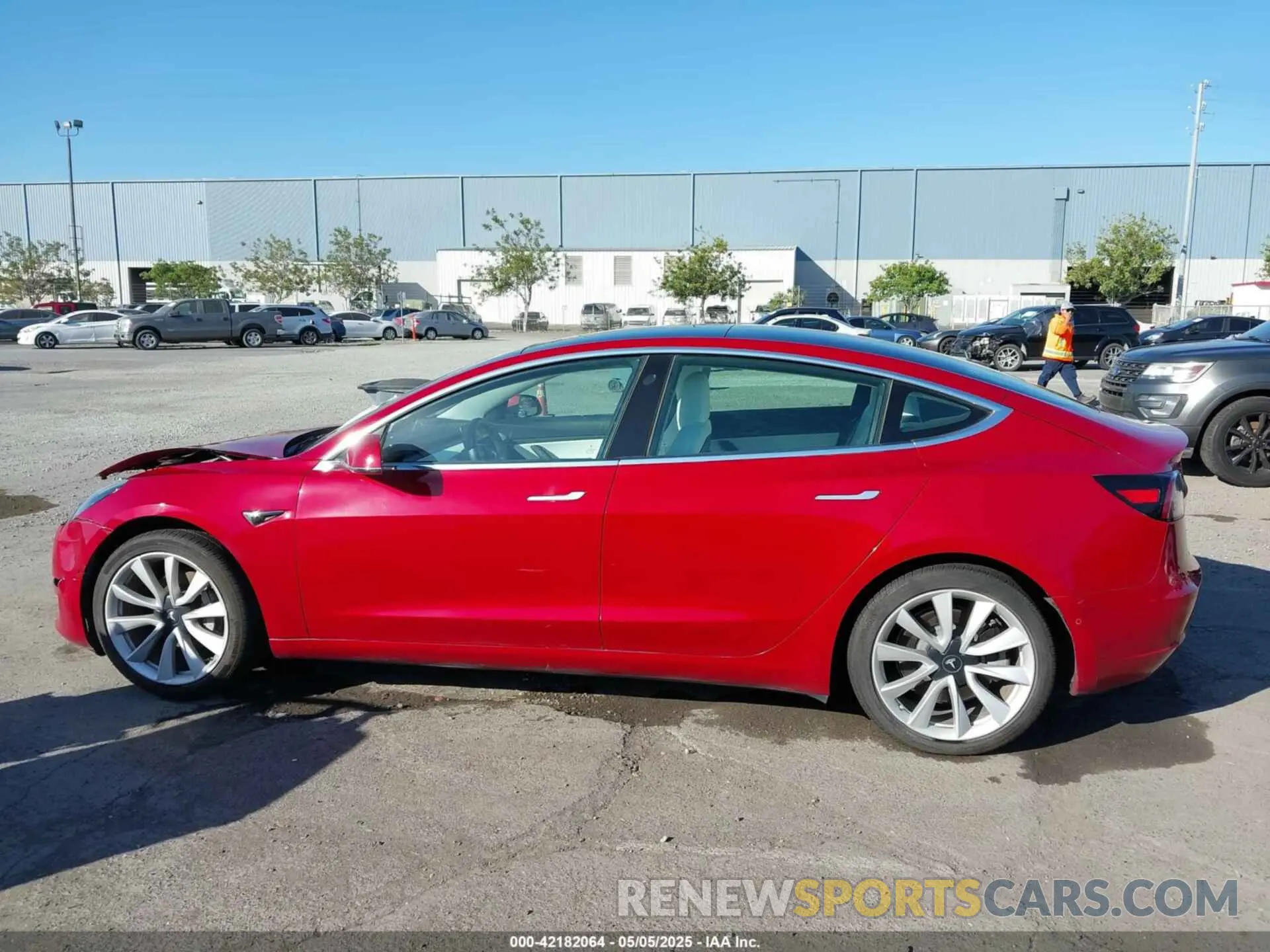 13 Photograph of a damaged car 5YJ3E1EB9KF421797 TESLA MODEL 3 2019