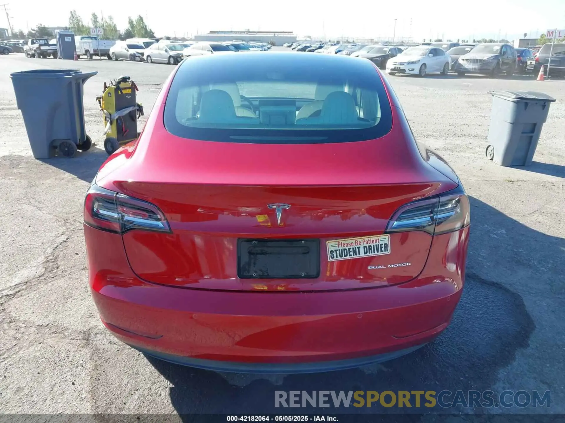 15 Photograph of a damaged car 5YJ3E1EB9KF421797 TESLA MODEL 3 2019