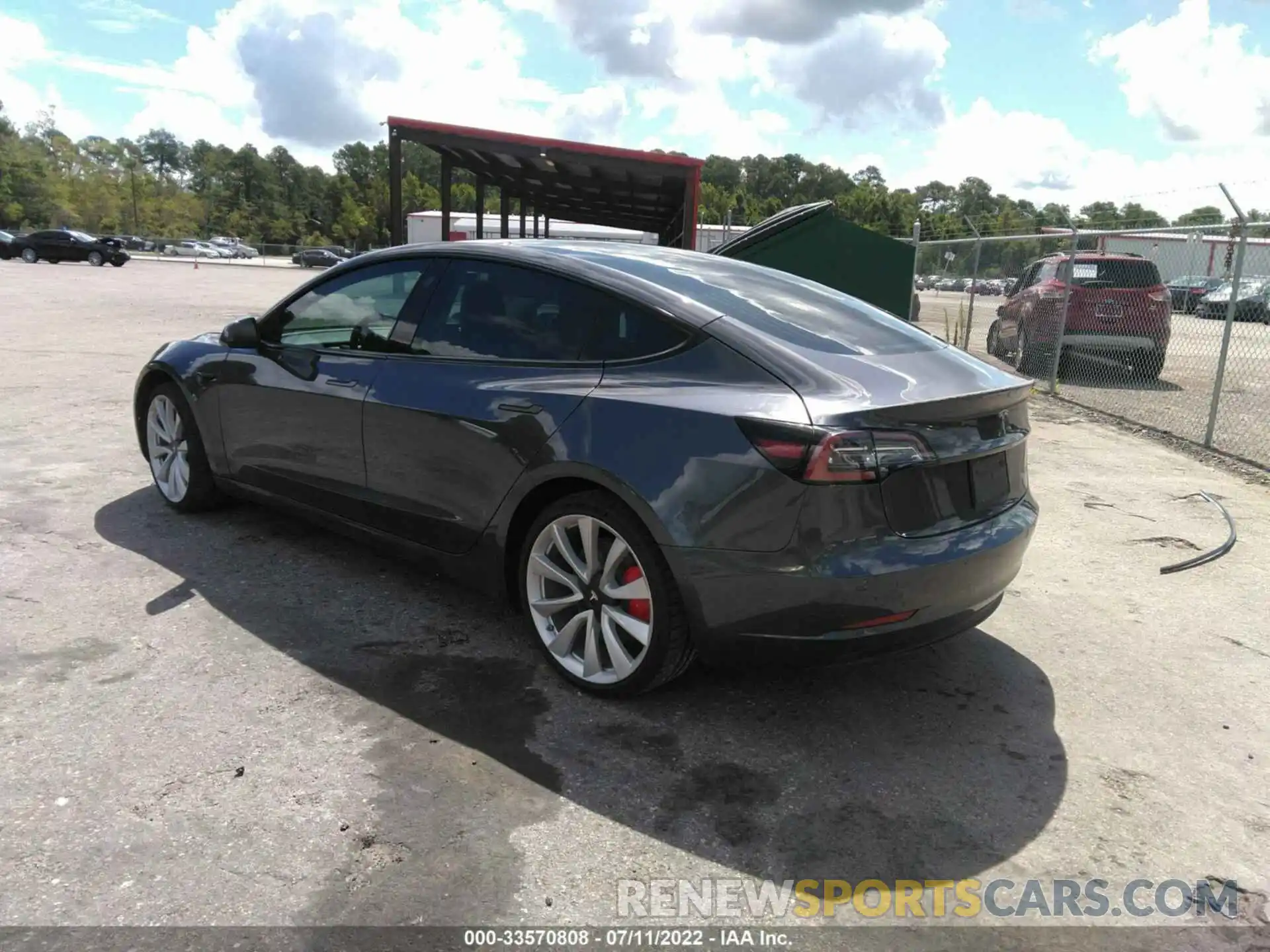 3 Photograph of a damaged car 5YJ3E1EB9KF434646 TESLA MODEL 3 2019