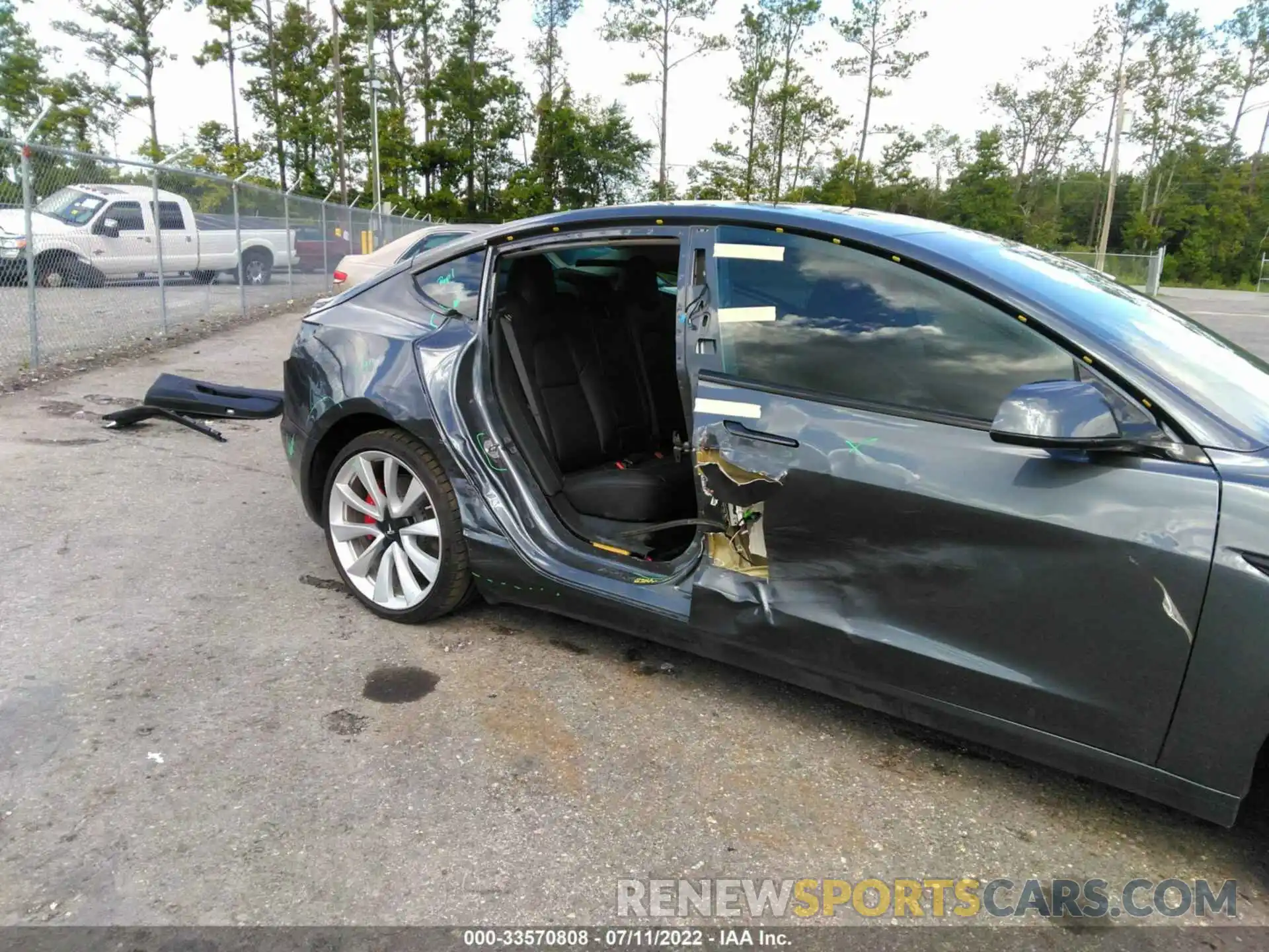 6 Photograph of a damaged car 5YJ3E1EB9KF434646 TESLA MODEL 3 2019