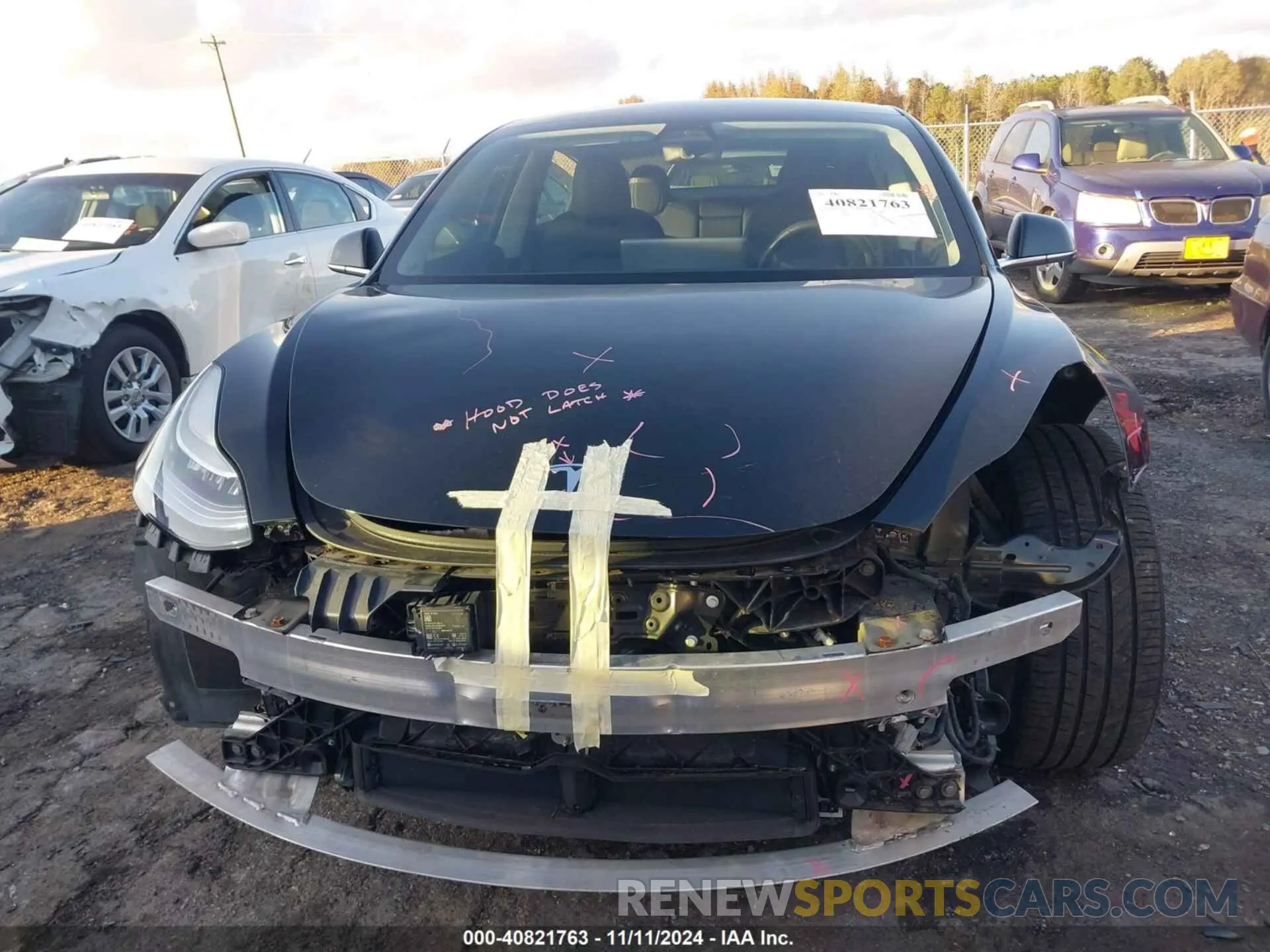 12 Photograph of a damaged car 5YJ3E1EB9KF438406 TESLA MODEL 3 2019