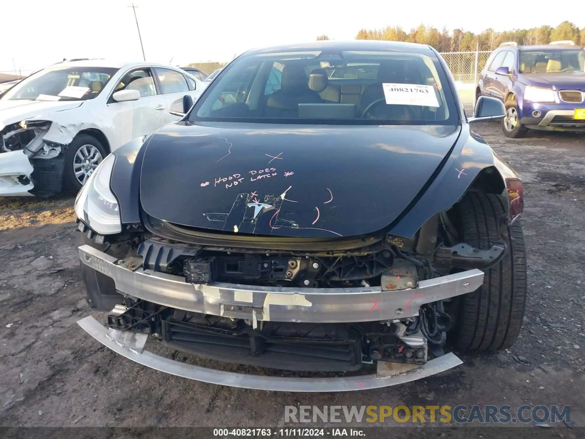 6 Photograph of a damaged car 5YJ3E1EB9KF438406 TESLA MODEL 3 2019