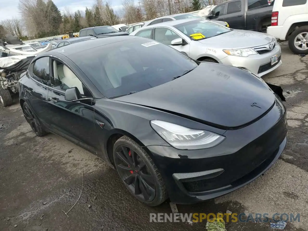 4 Photograph of a damaged car 5YJ3E1EB9KF440365 TESLA MODEL 3 2019