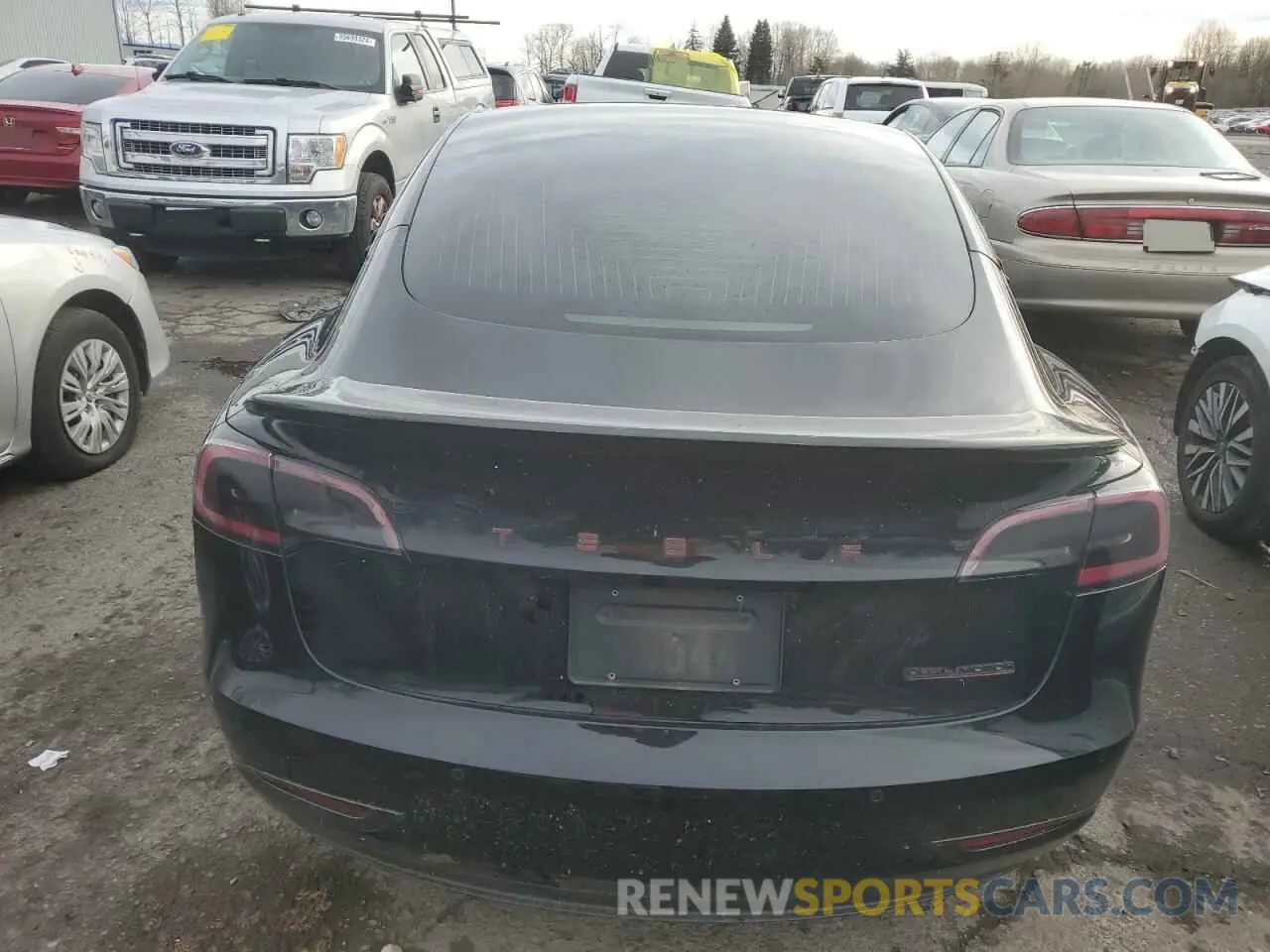 6 Photograph of a damaged car 5YJ3E1EB9KF440365 TESLA MODEL 3 2019