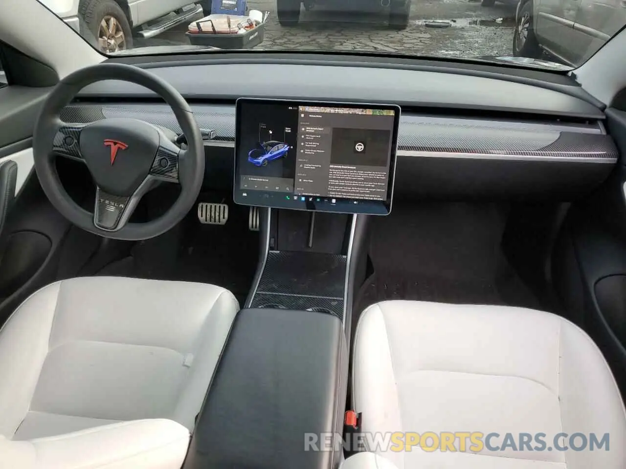 8 Photograph of a damaged car 5YJ3E1EB9KF440365 TESLA MODEL 3 2019