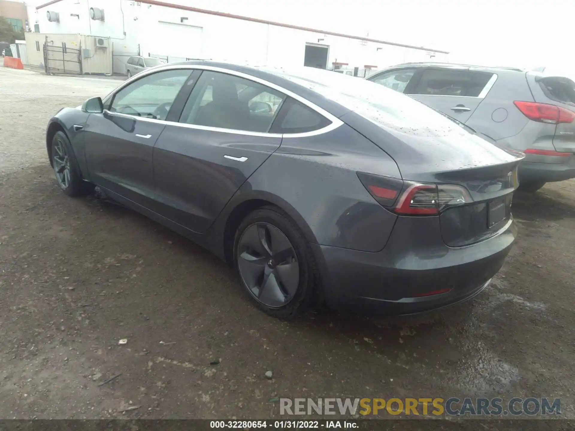 3 Photograph of a damaged car 5YJ3E1EB9KF451995 TESLA MODEL 3 2019