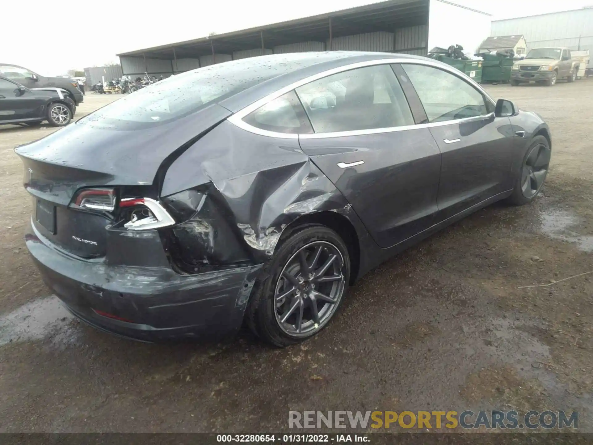 4 Photograph of a damaged car 5YJ3E1EB9KF451995 TESLA MODEL 3 2019