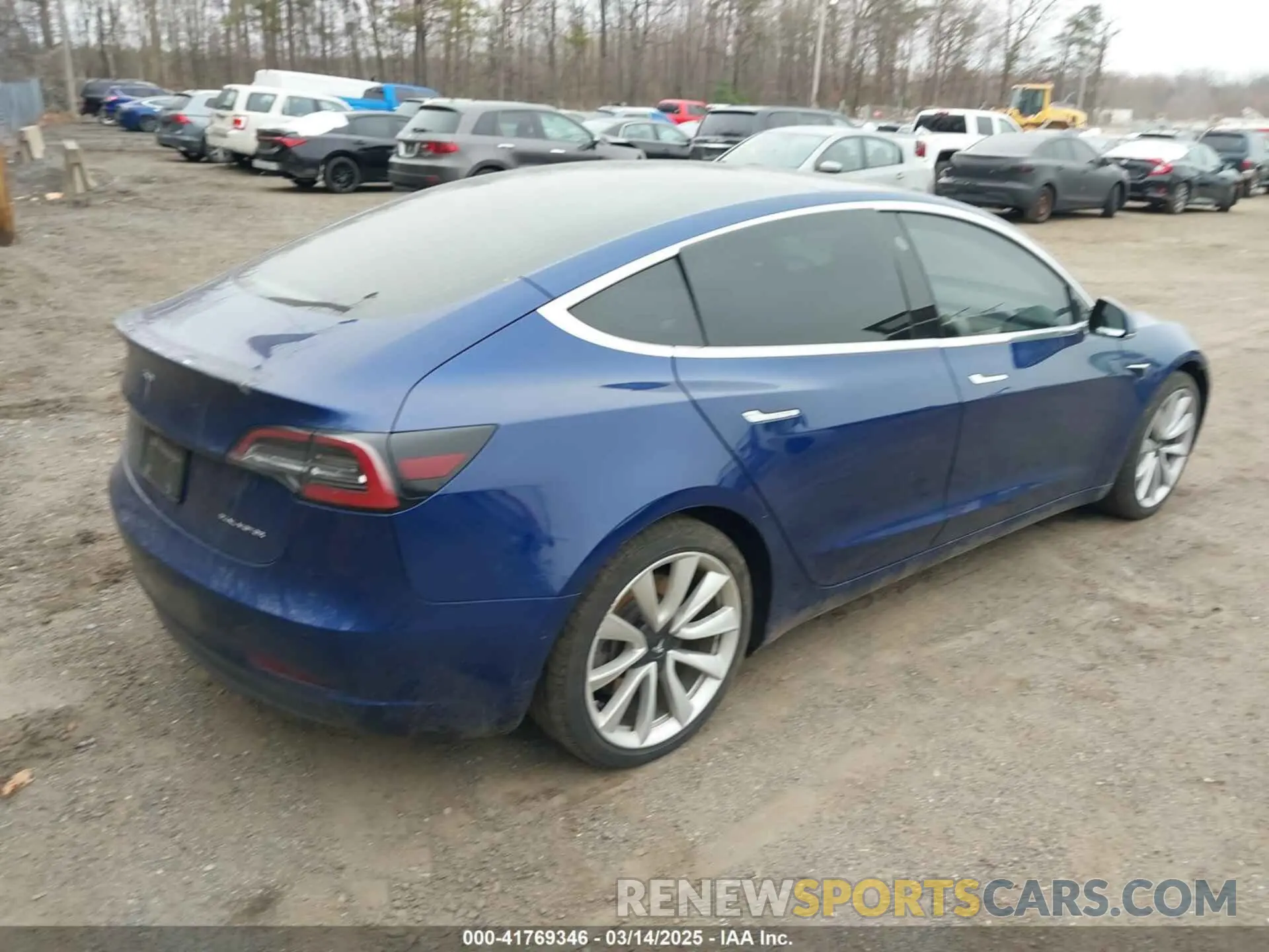 4 Photograph of a damaged car 5YJ3E1EB9KF454007 TESLA MODEL 3 2019