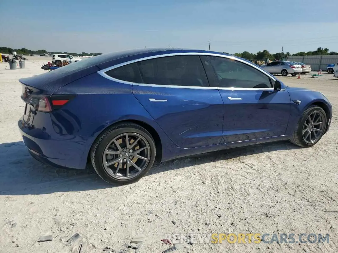 3 Photograph of a damaged car 5YJ3E1EB9KF454363 TESLA MODEL 3 2019