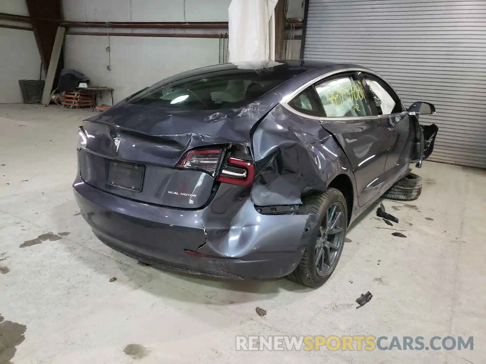 4 Photograph of a damaged car 5YJ3E1EB9KF510172 TESLA MODEL 3 2019