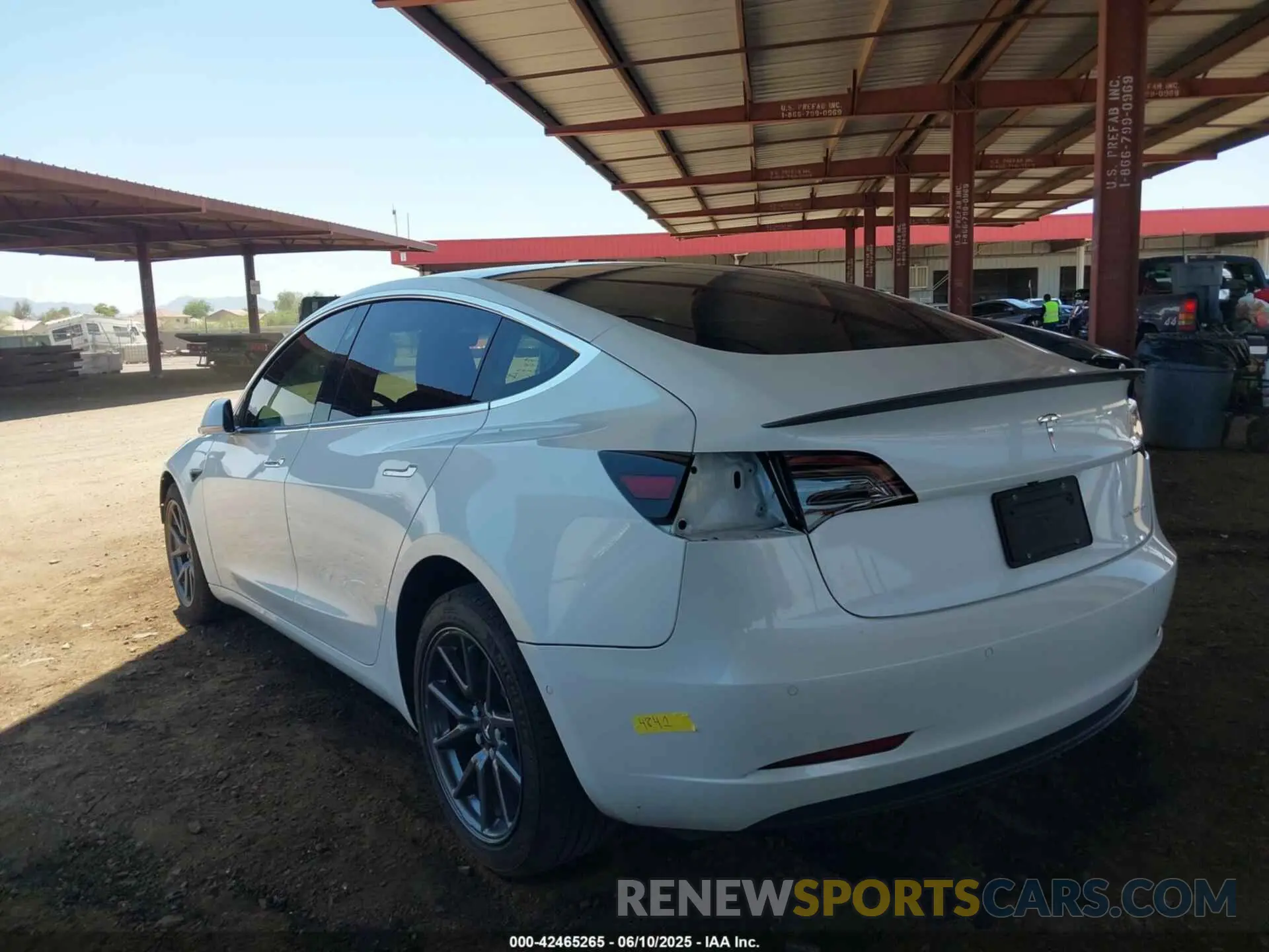 3 Photograph of a damaged car 5YJ3E1EB9KF511161 TESLA MODEL 3 2019