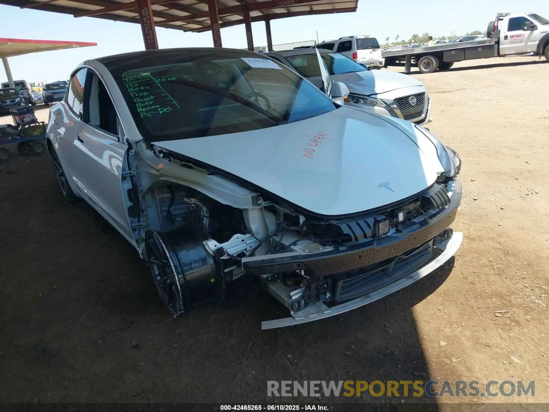 6 Photograph of a damaged car 5YJ3E1EB9KF511161 TESLA MODEL 3 2019