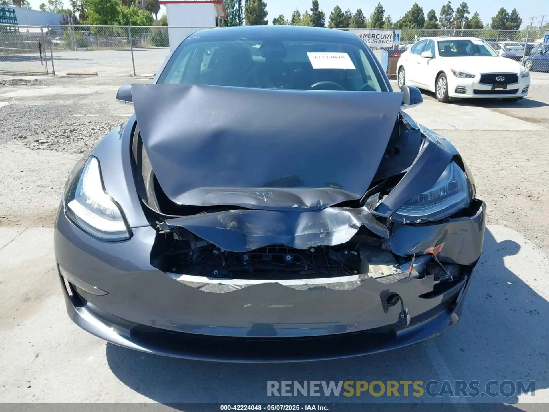 6 Photograph of a damaged car 5YJ3E1EB9KF526596 TESLA MODEL 3 2019