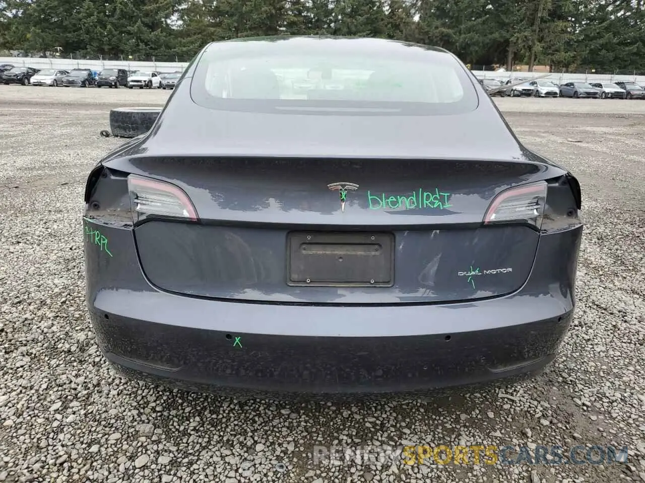 6 Photograph of a damaged car 5YJ3E1EBXKF191719 TESLA MODEL 3 2019