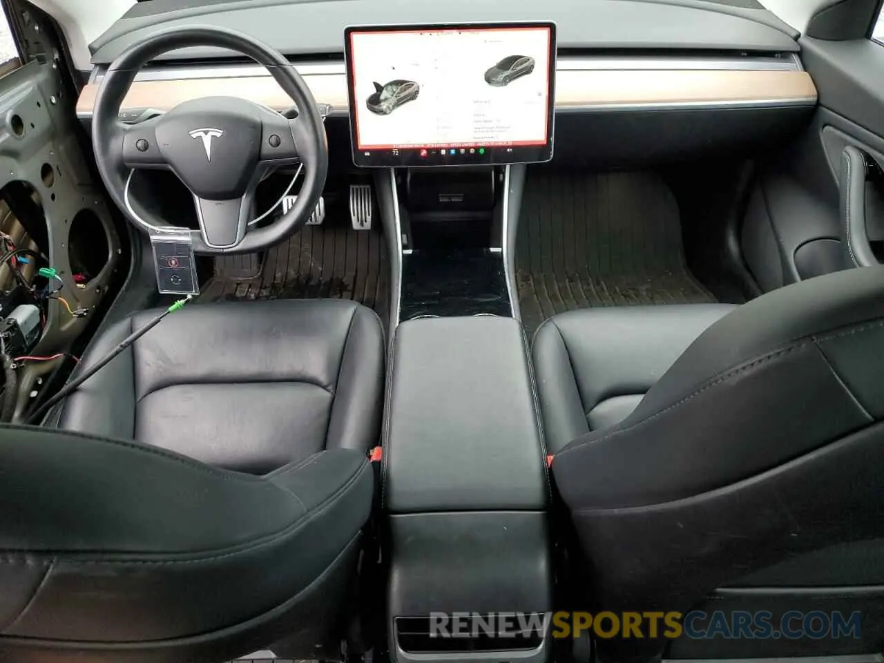 8 Photograph of a damaged car 5YJ3E1EBXKF191719 TESLA MODEL 3 2019