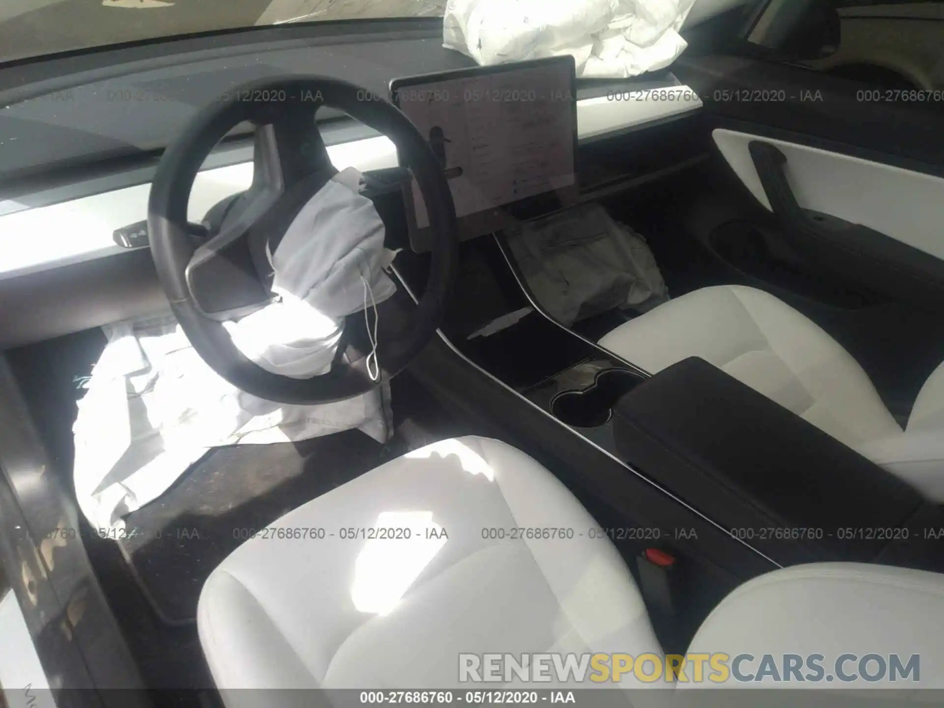 5 Photograph of a damaged car 5YJ3E1EBXKF192403 TESLA MODEL 3 2019