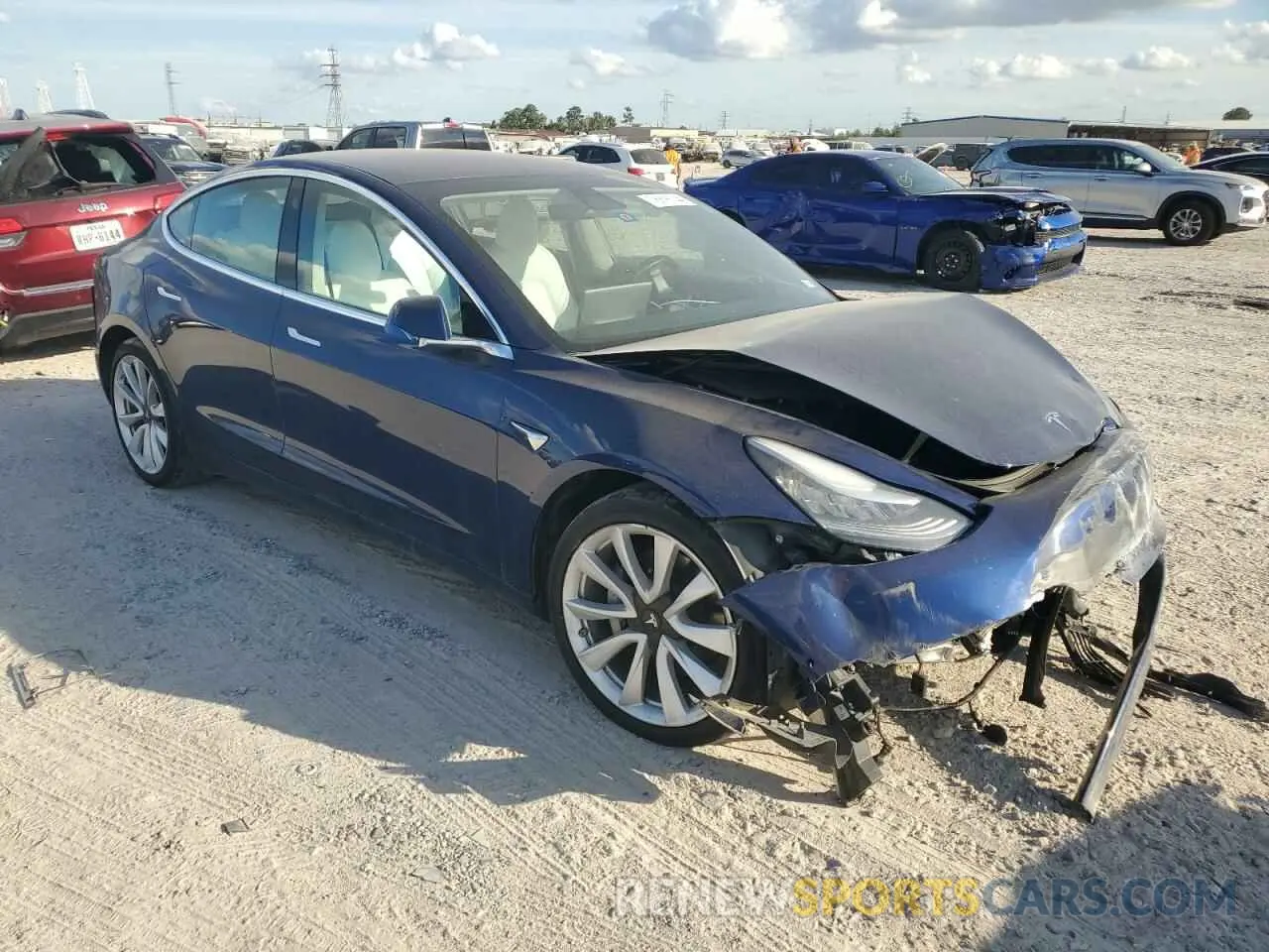 4 Photograph of a damaged car 5YJ3E1EBXKF192501 TESLA MODEL 3 2019