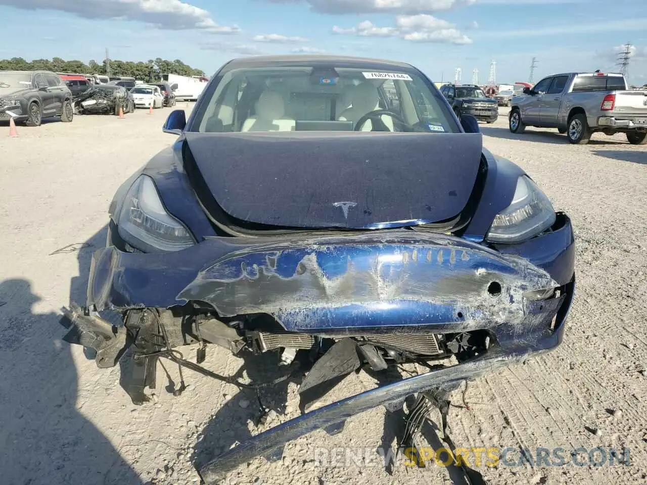 5 Photograph of a damaged car 5YJ3E1EBXKF192501 TESLA MODEL 3 2019