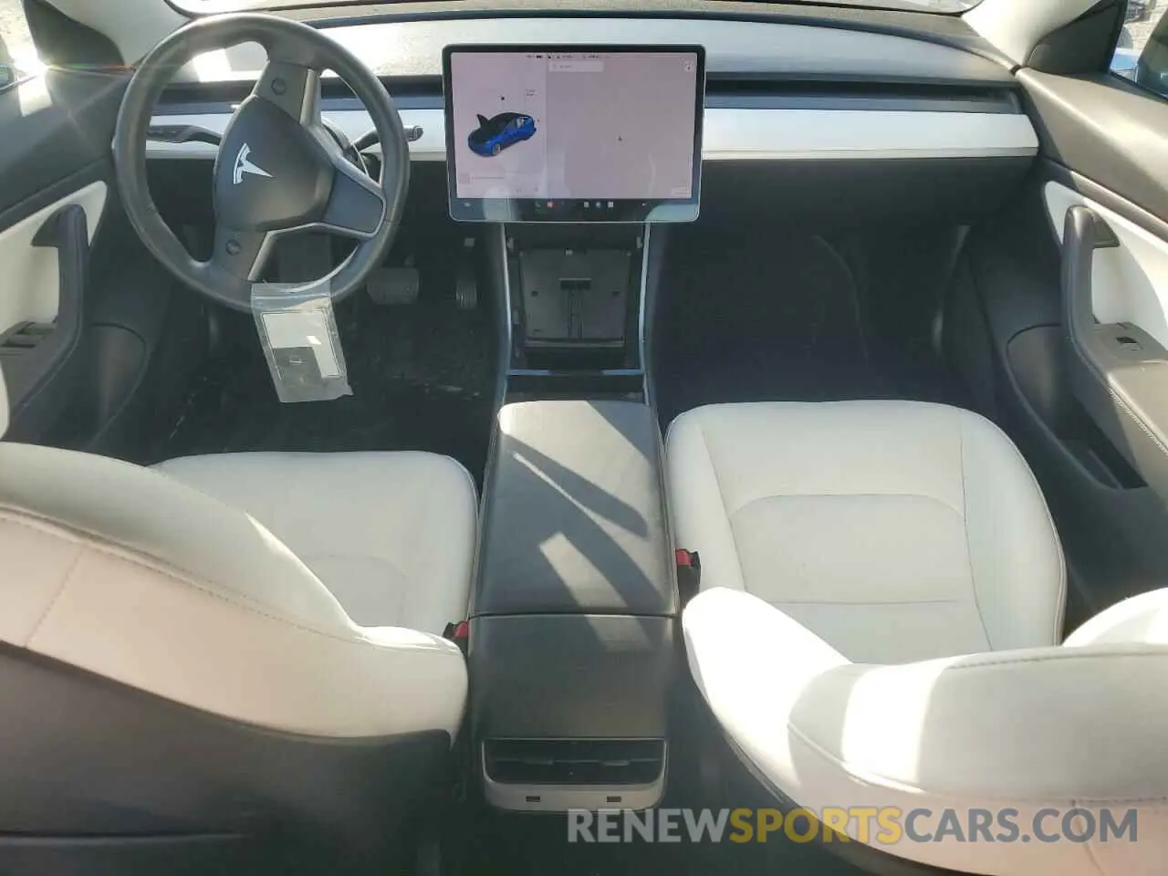 8 Photograph of a damaged car 5YJ3E1EBXKF192501 TESLA MODEL 3 2019