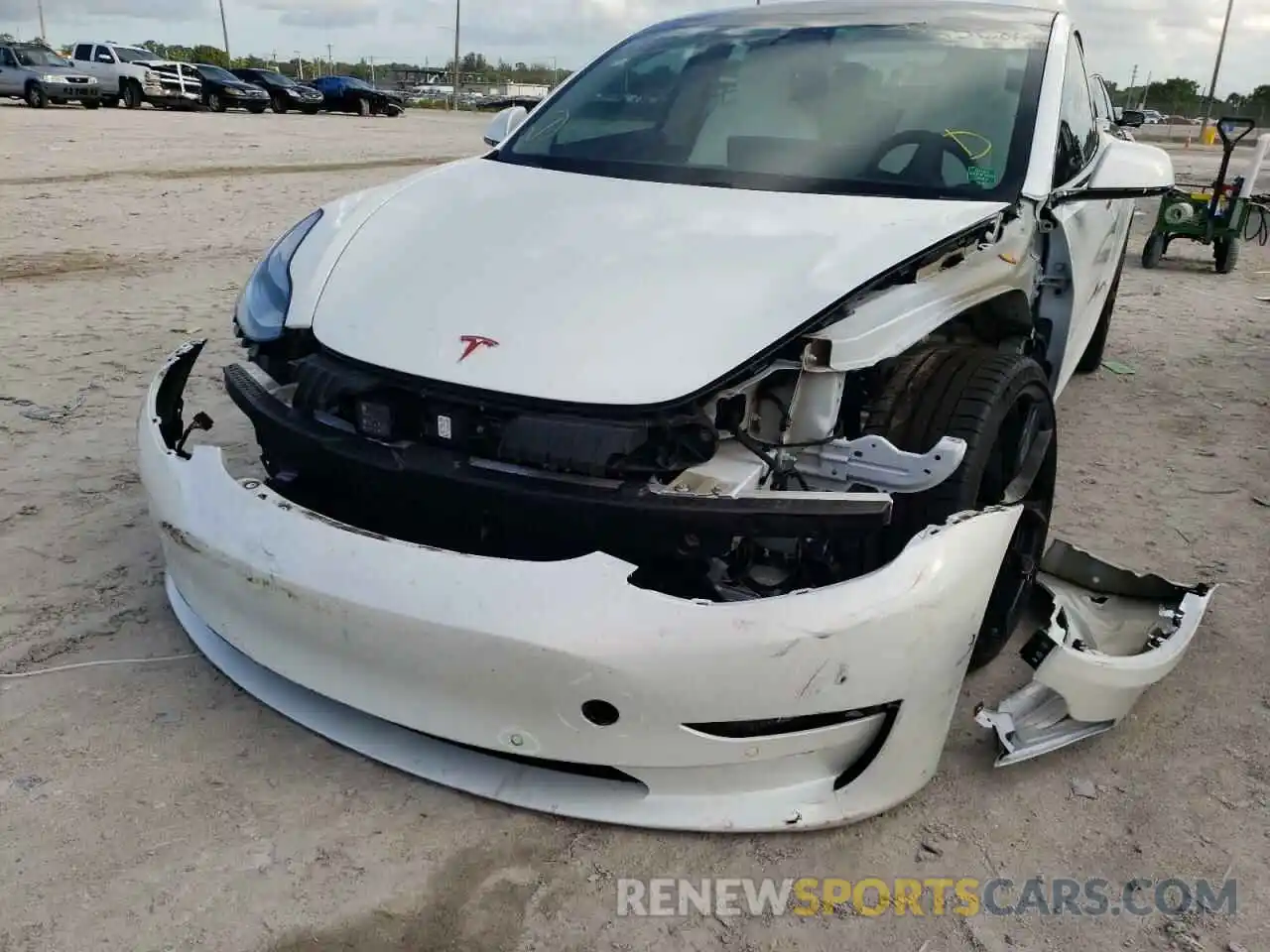 9 Photograph of a damaged car 5YJ3E1EBXKF195575 TESLA MODEL 3 2019