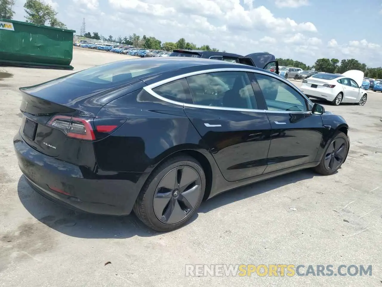 3 Photograph of a damaged car 5YJ3E1EBXKF198945 TESLA MODEL 3 2019