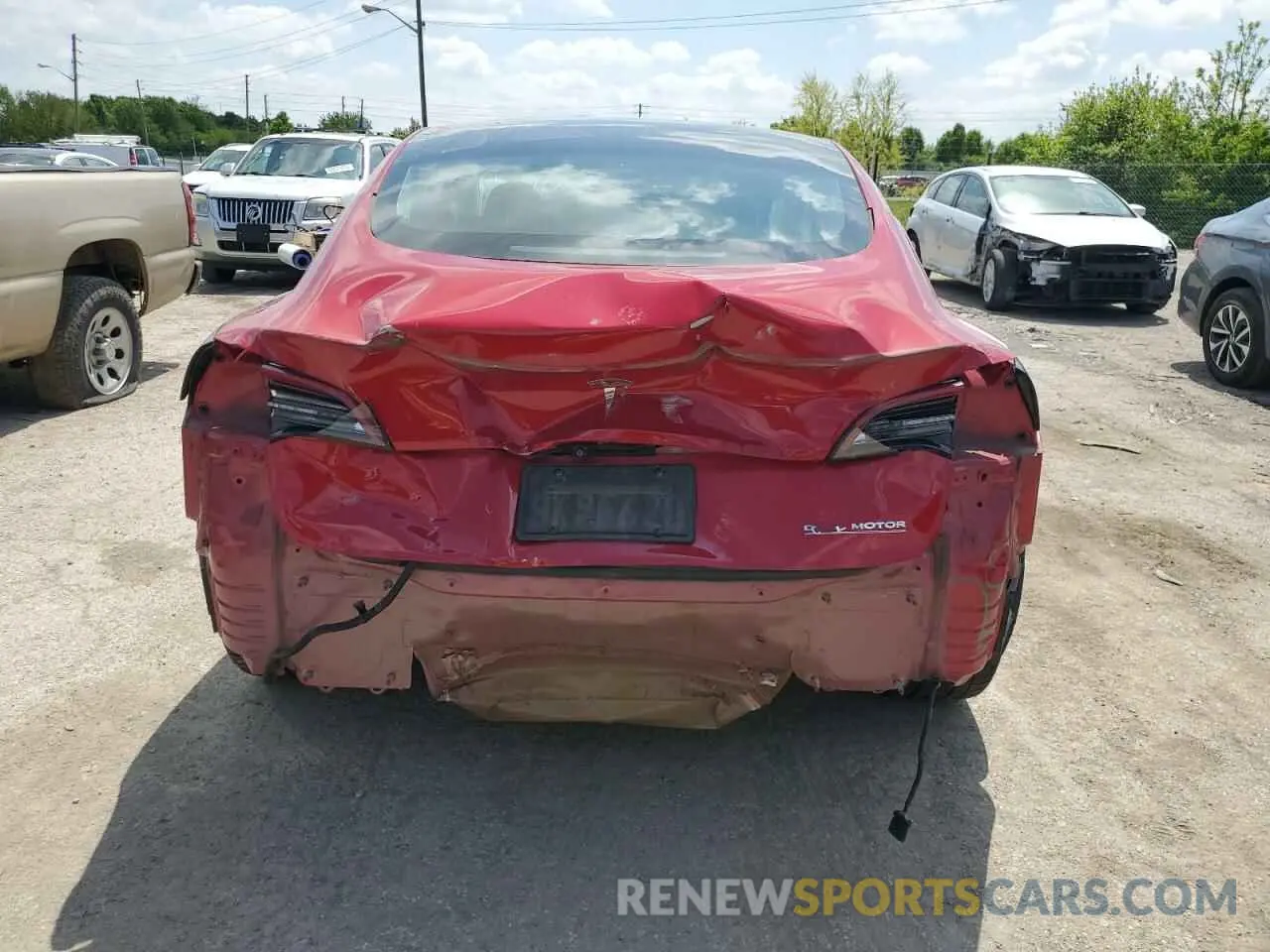 6 Photograph of a damaged car 5YJ3E1EBXKF237727 TESLA MODEL 3 2019
