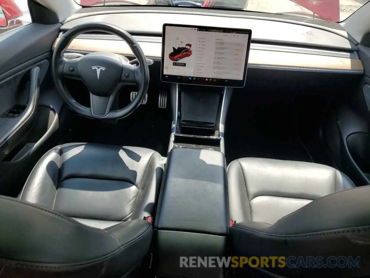 8 Photograph of a damaged car 5YJ3E1EBXKF237727 TESLA MODEL 3 2019