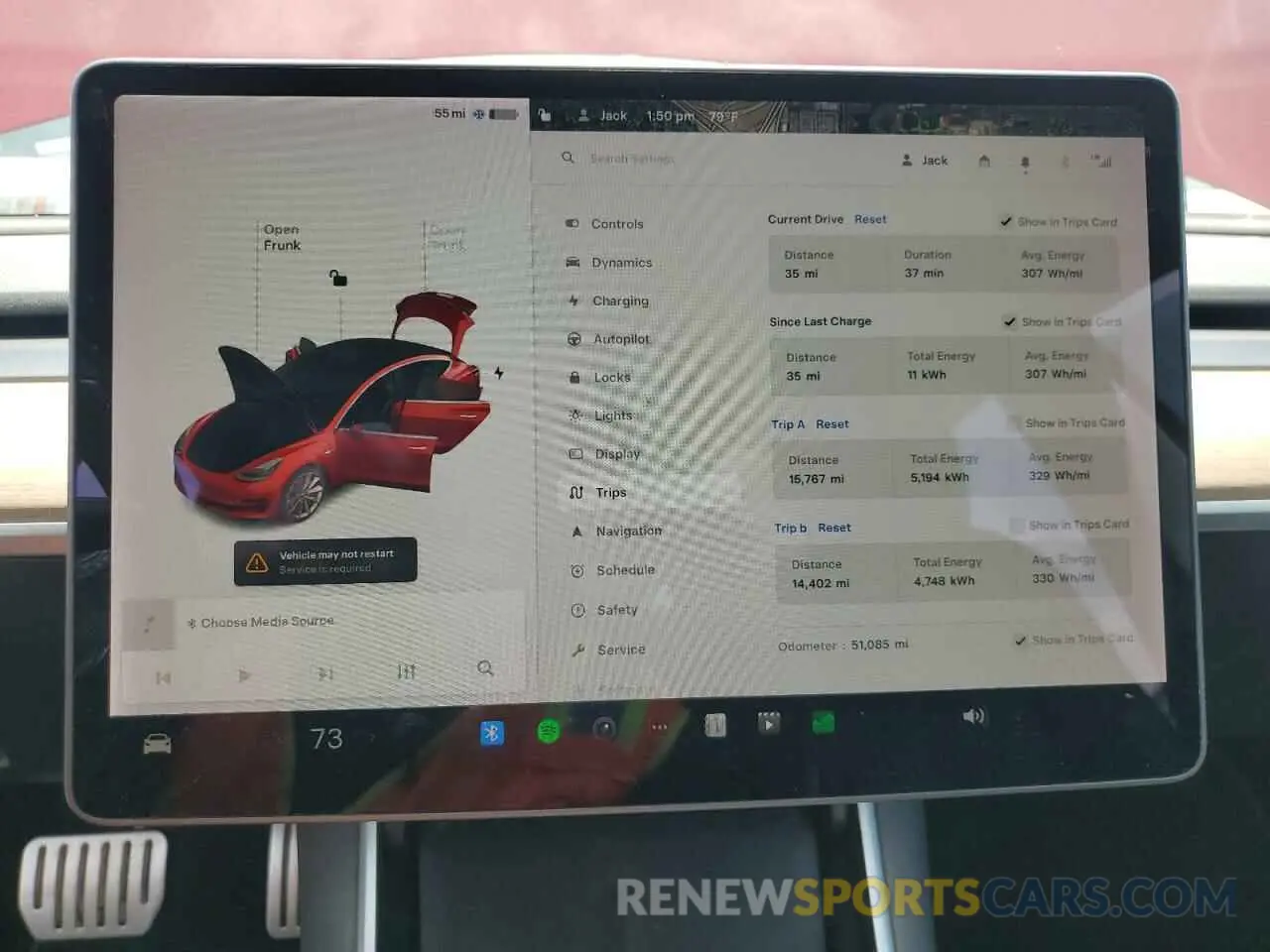 9 Photograph of a damaged car 5YJ3E1EBXKF237727 TESLA MODEL 3 2019