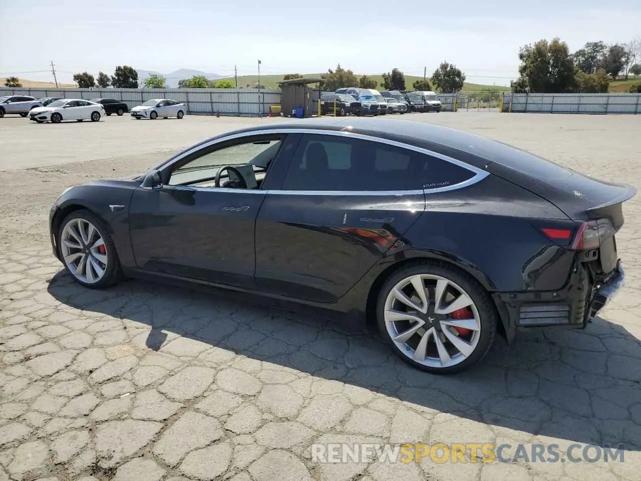 2 Photograph of a damaged car 5YJ3E1EBXKF367992 TESLA MODEL 3 2019