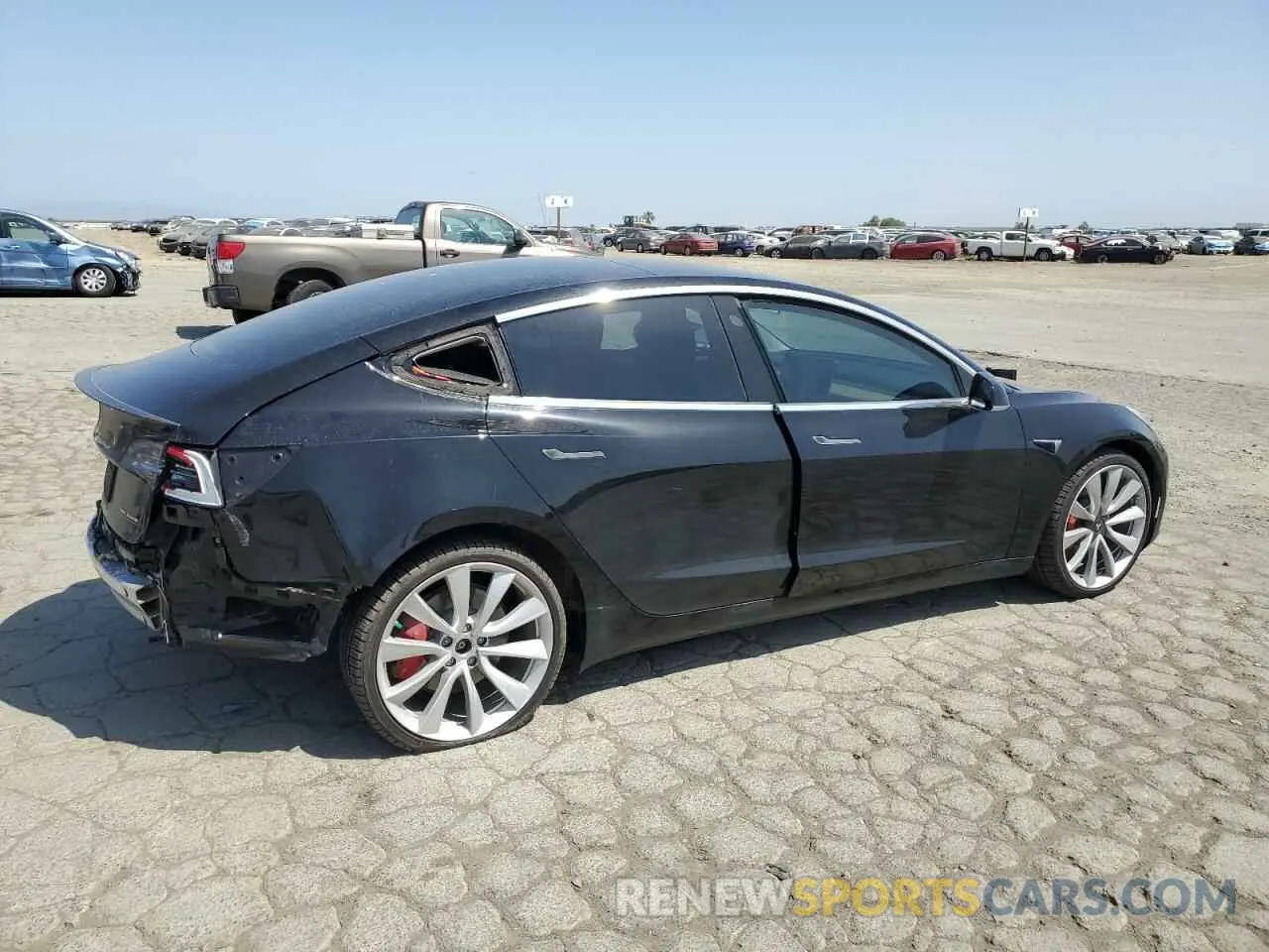 3 Photograph of a damaged car 5YJ3E1EBXKF367992 TESLA MODEL 3 2019