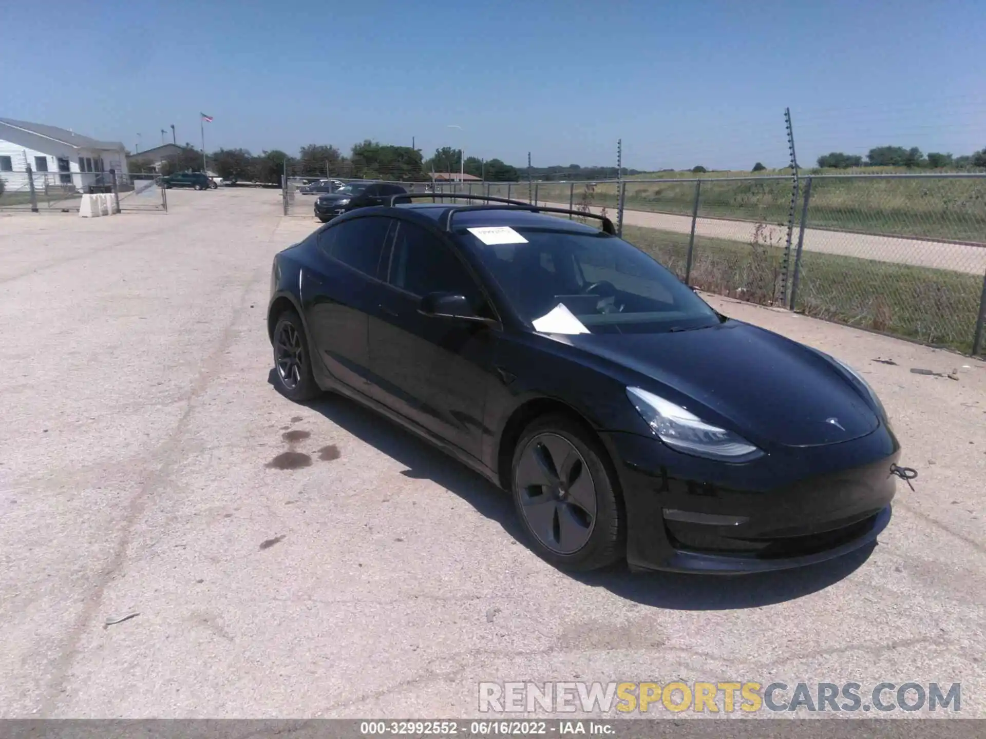 1 Photograph of a damaged car 5YJ3E1EBXKF384646 TESLA MODEL 3 2019