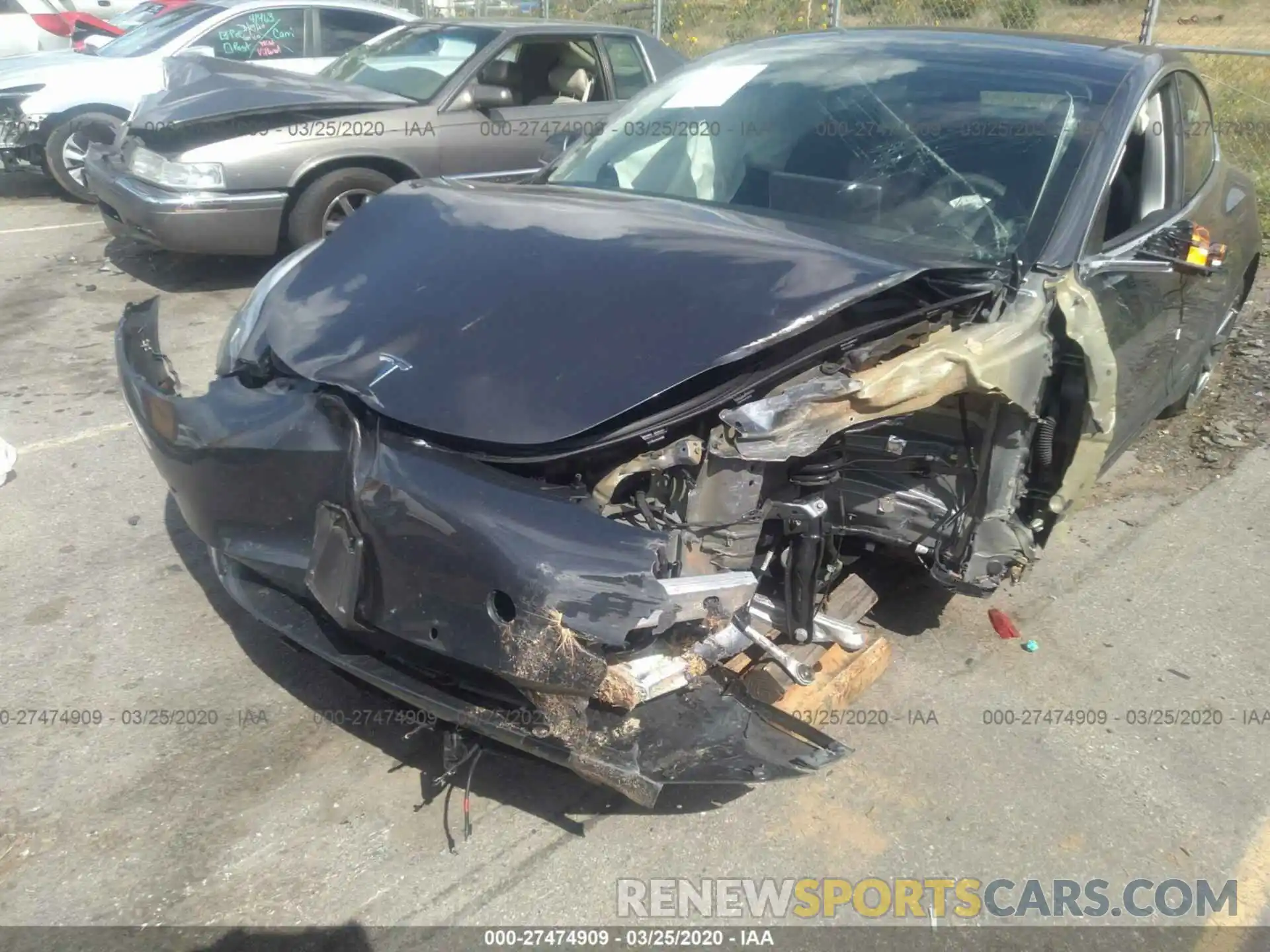 6 Photograph of a damaged car 5YJ3E1EBXKF386784 TESLA MODEL 3 2019