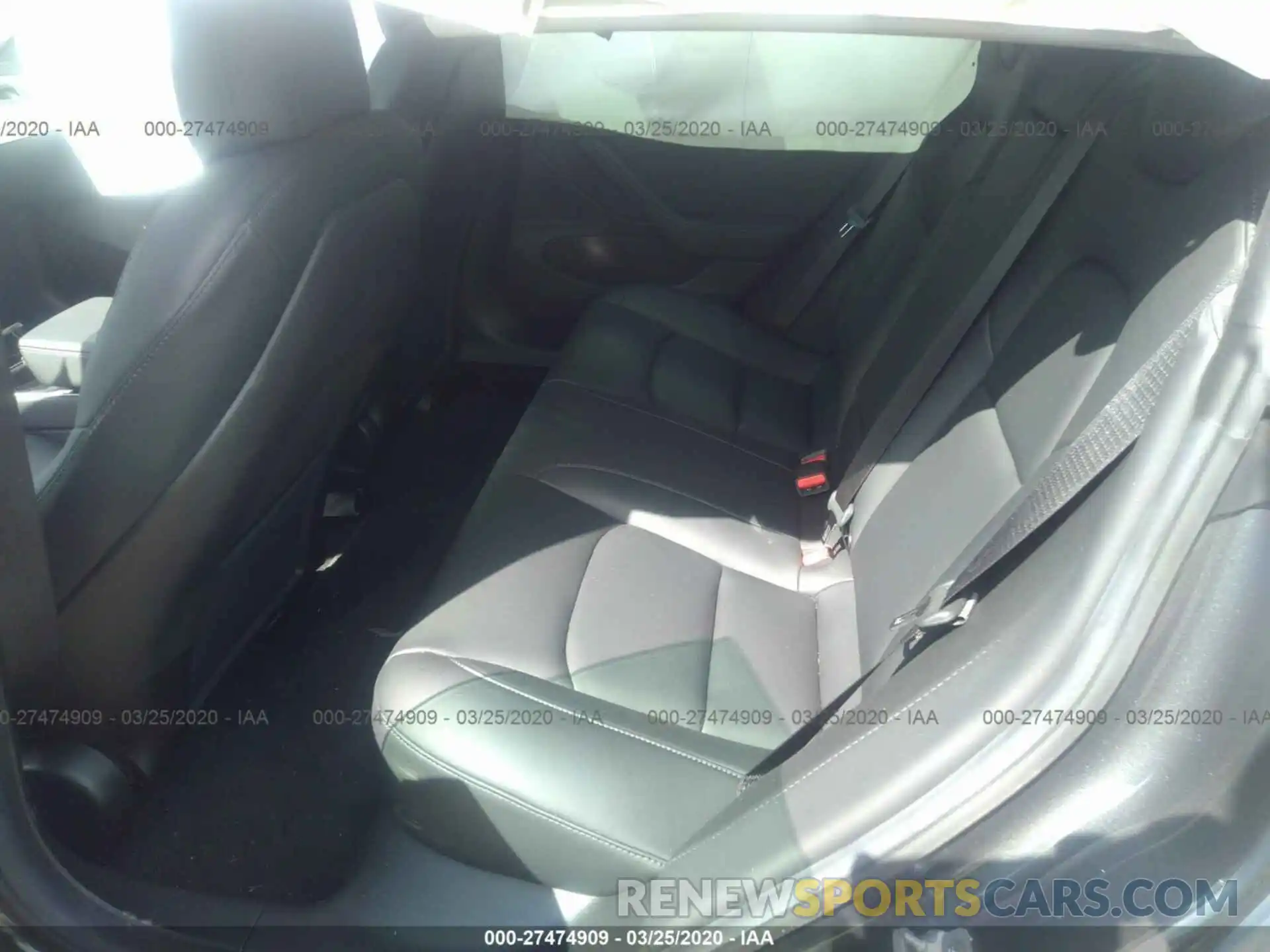 8 Photograph of a damaged car 5YJ3E1EBXKF386784 TESLA MODEL 3 2019