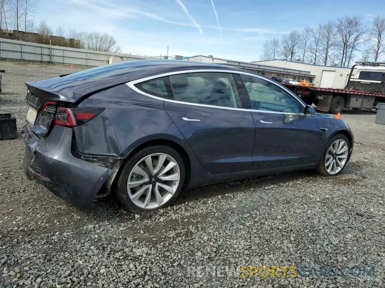 3 Photograph of a damaged car 5YJ3E1EBXKF389264 TESLA MODEL 3 2019
