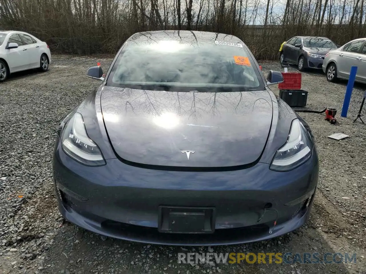 5 Photograph of a damaged car 5YJ3E1EBXKF389264 TESLA MODEL 3 2019