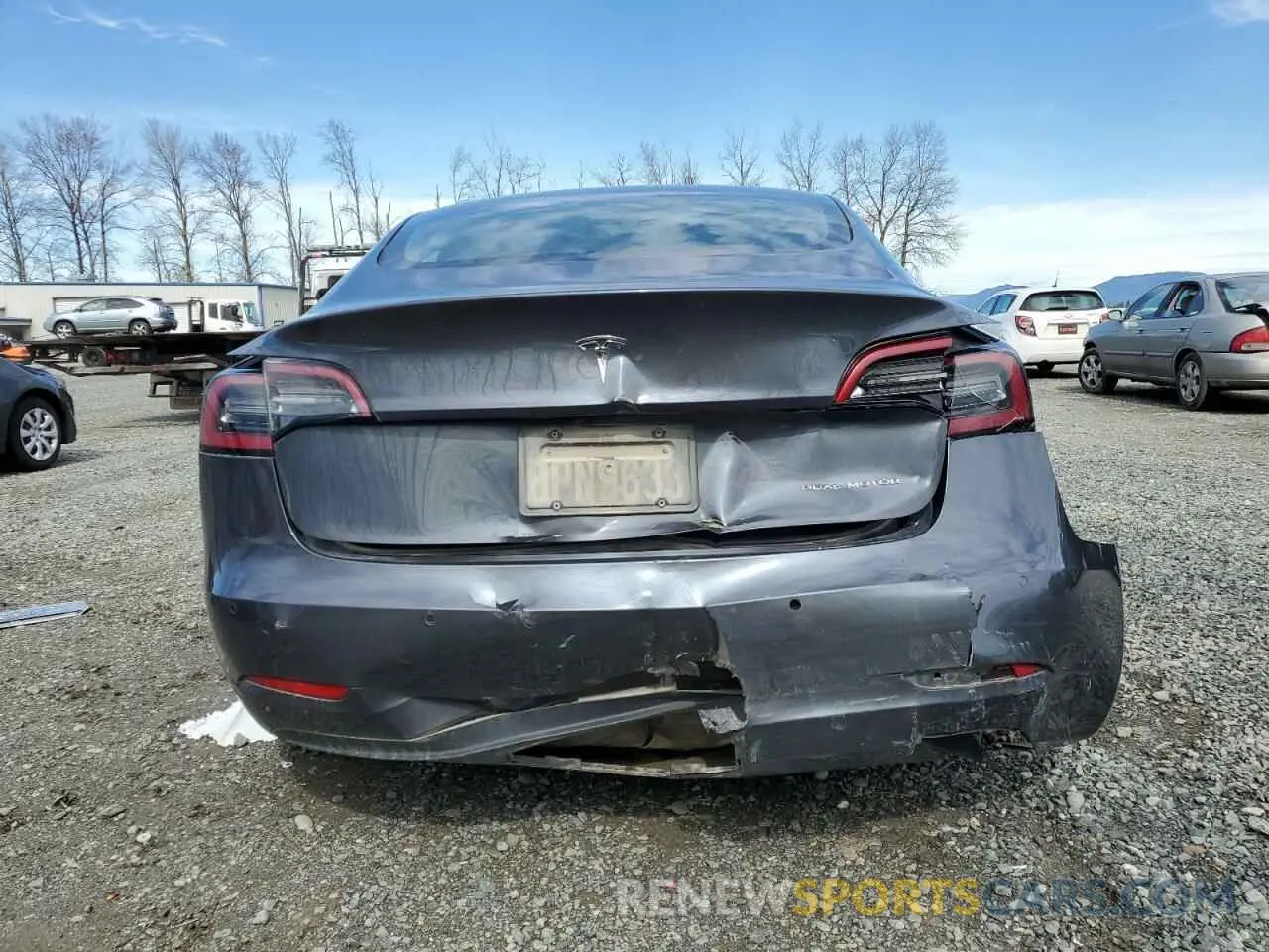 6 Photograph of a damaged car 5YJ3E1EBXKF389264 TESLA MODEL 3 2019