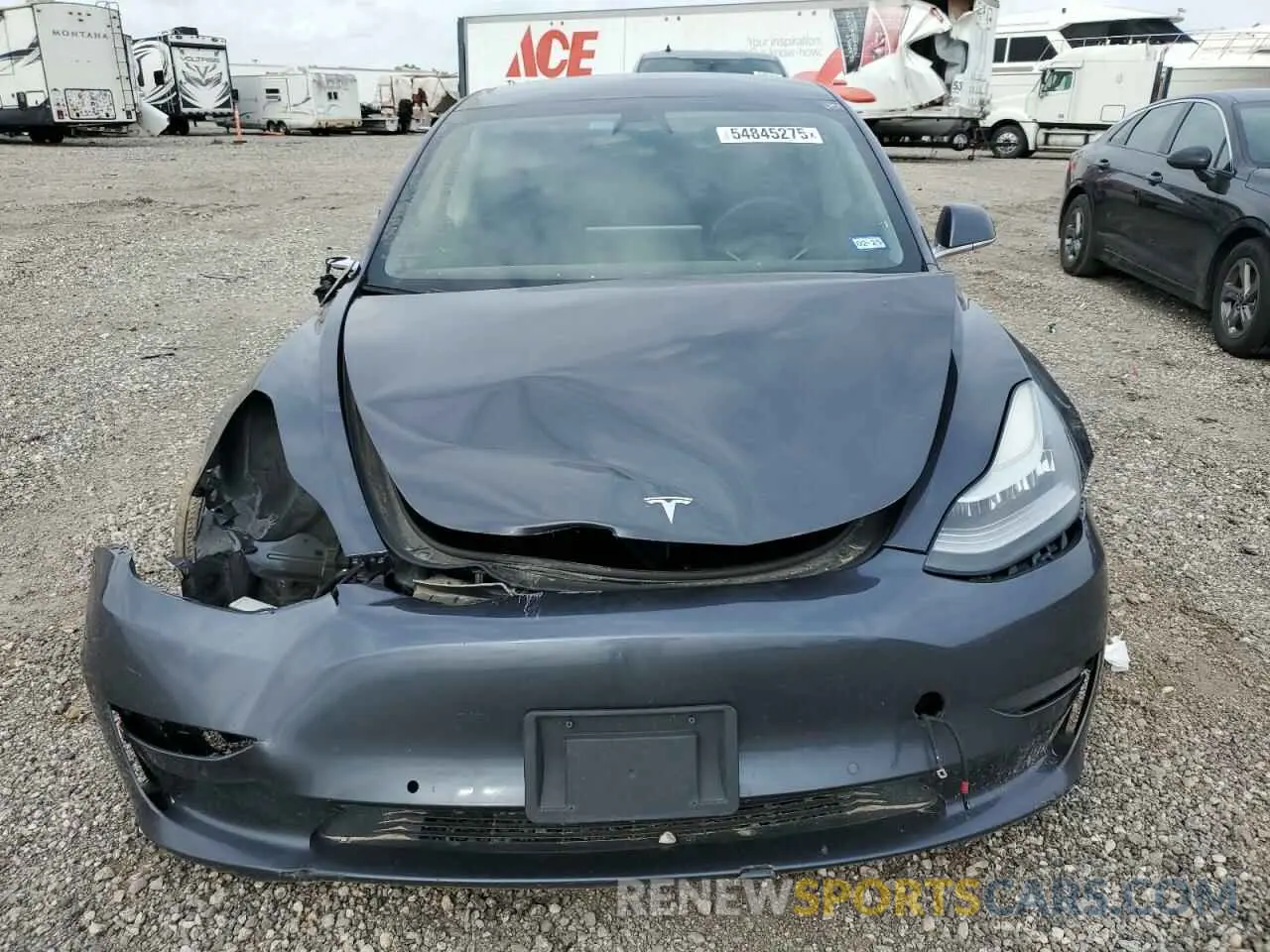 5 Photograph of a damaged car 5YJ3E1EBXKF389362 TESLA MODEL 3 2019